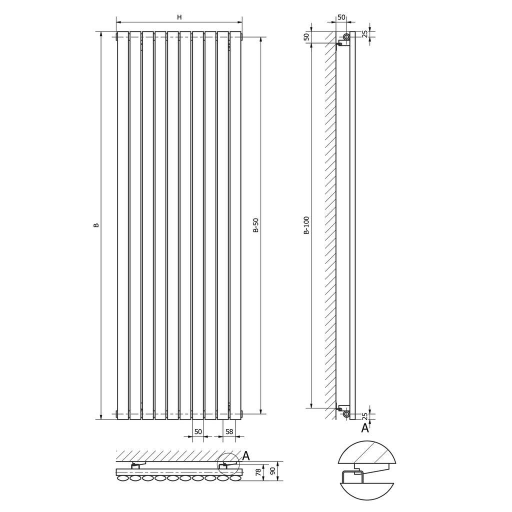 Ximax Paneelheizkörper »Fortuna 584 mm x 1000 mm«