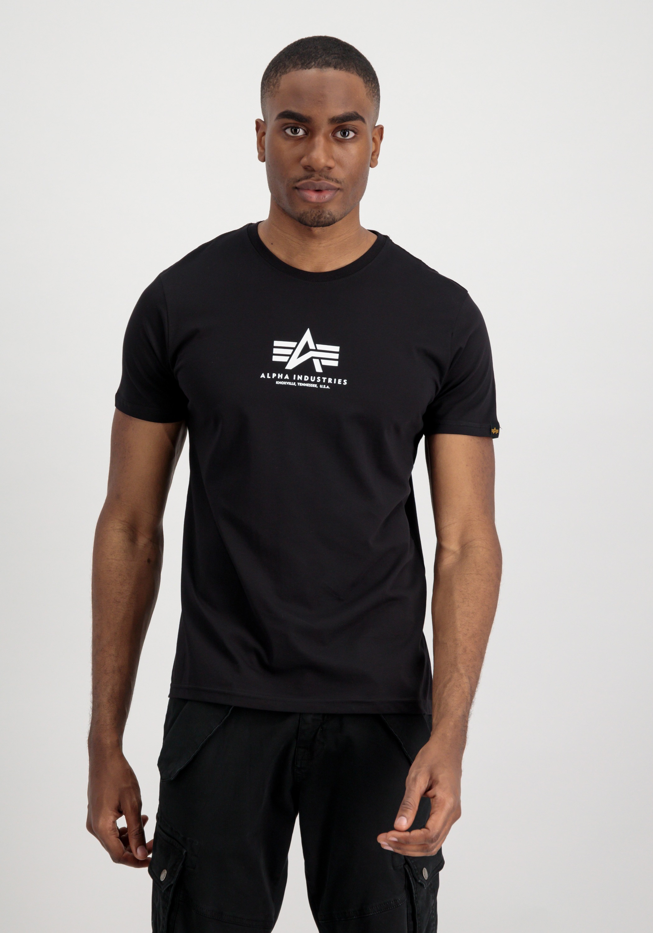 Alpha Industries T-Shirt "Alpha Industries Men - T-Shirts Basic T Mid Logo" günstig online kaufen