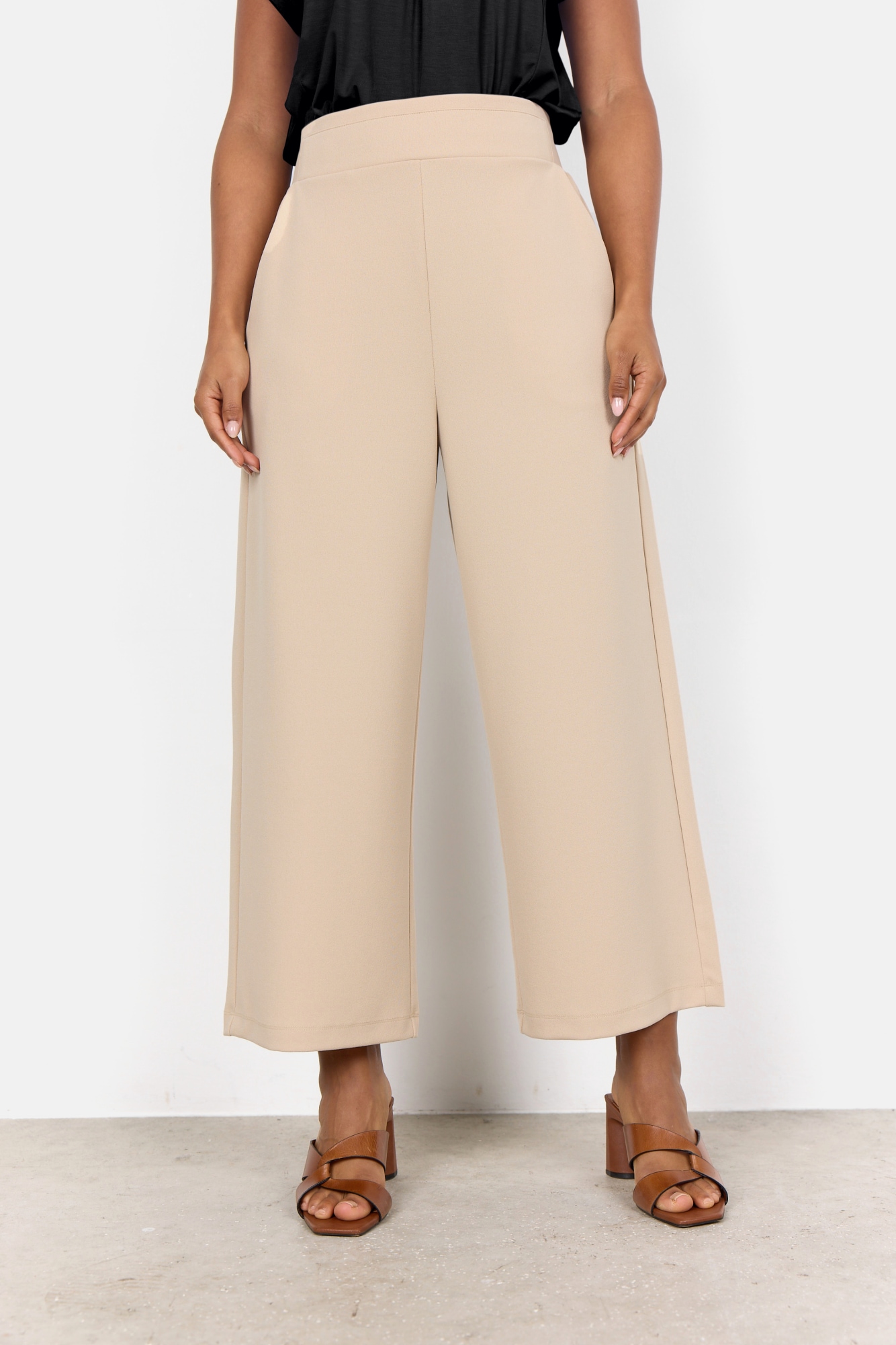 soyaconcept Schlupfhose "SC-SIHAM 36", Sommerhose, bequeme Culotte in 7/8 L günstig online kaufen
