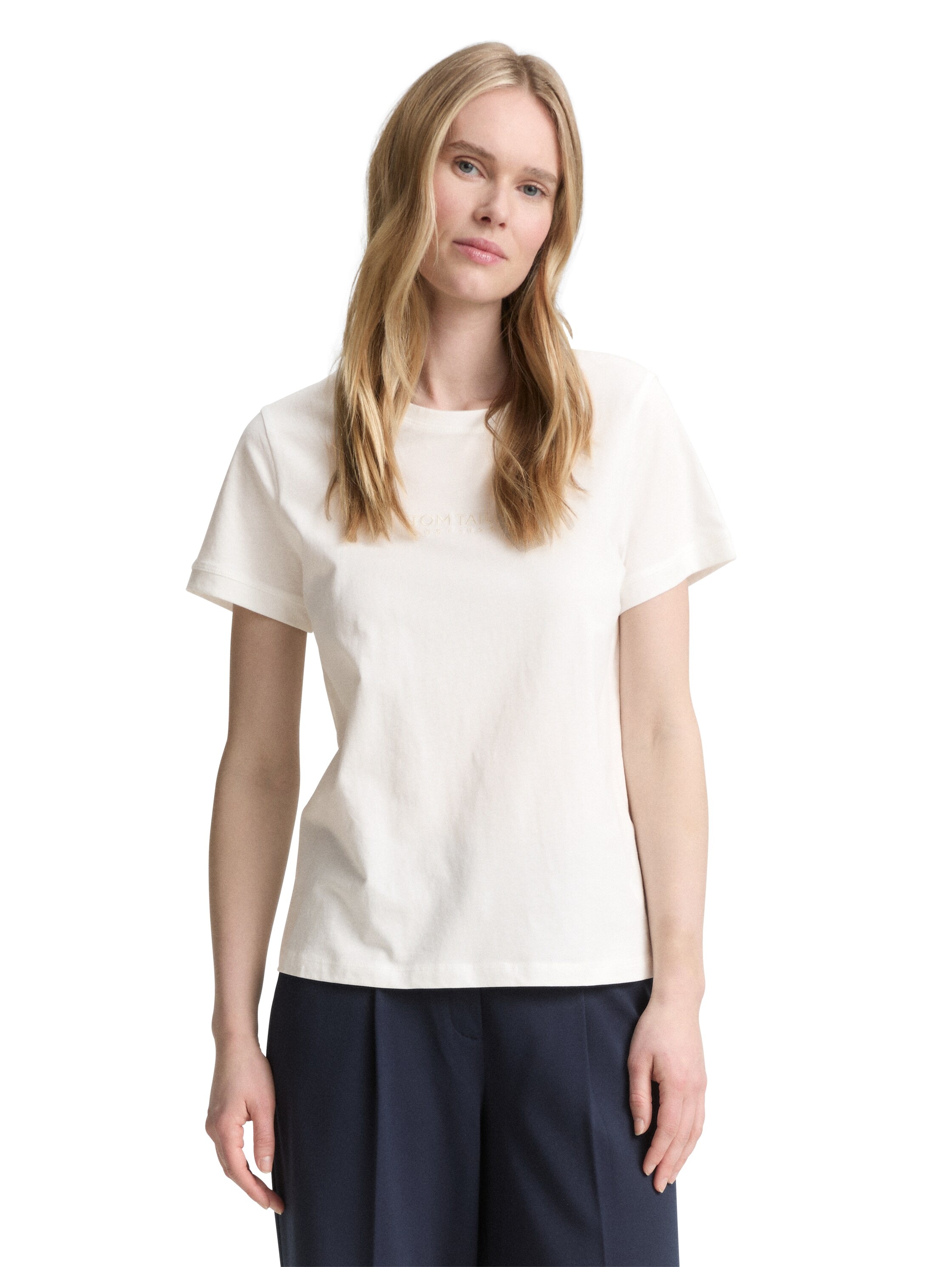 TOM TAILOR T-Shirt Packung, 2 Stk. mit Logo Schriftzug günstig online kaufen