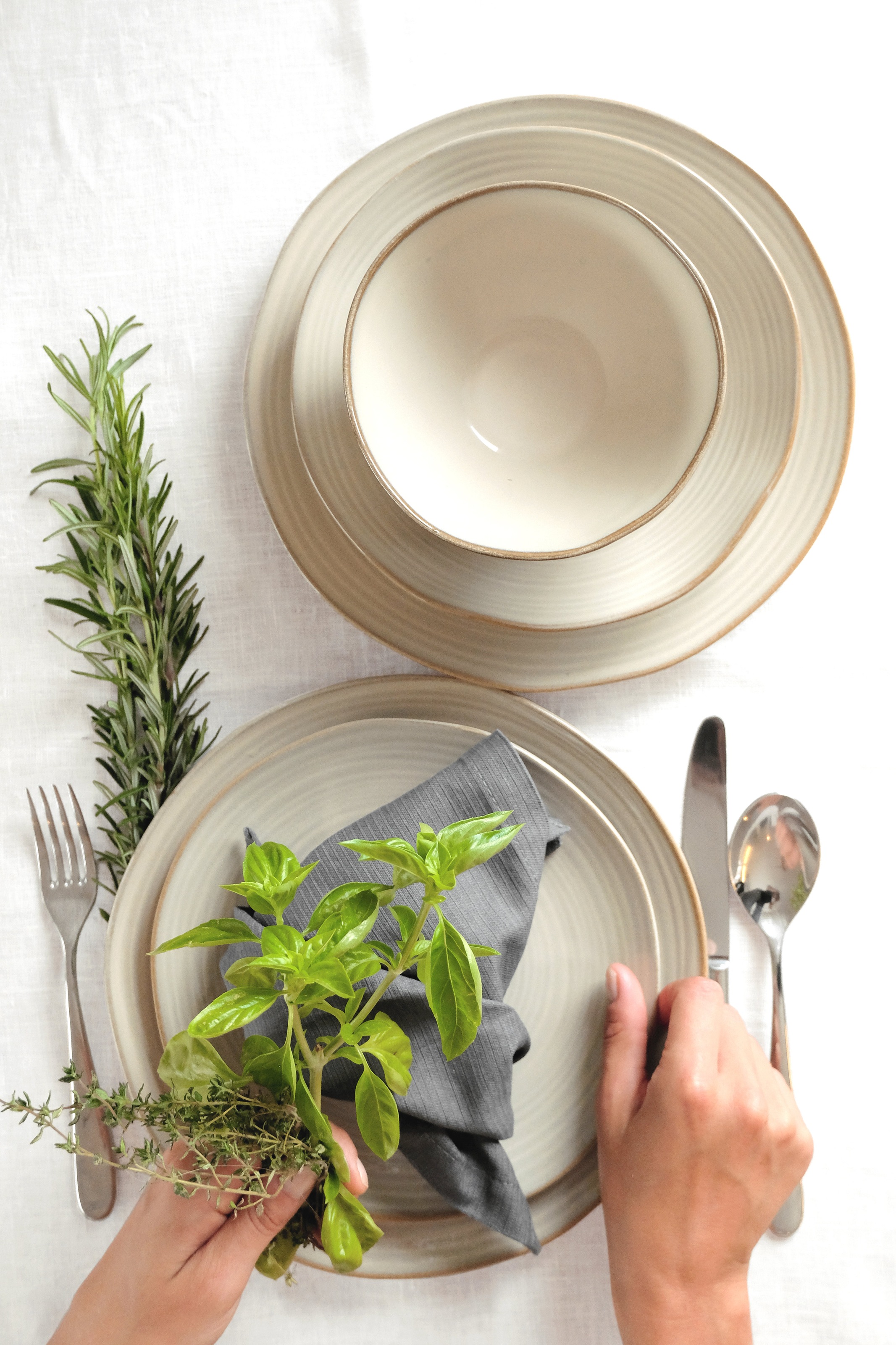 MÄSER Frühstücks-Geschirrset »NOTTINGHAM, Geschirr-Set, Keramik«