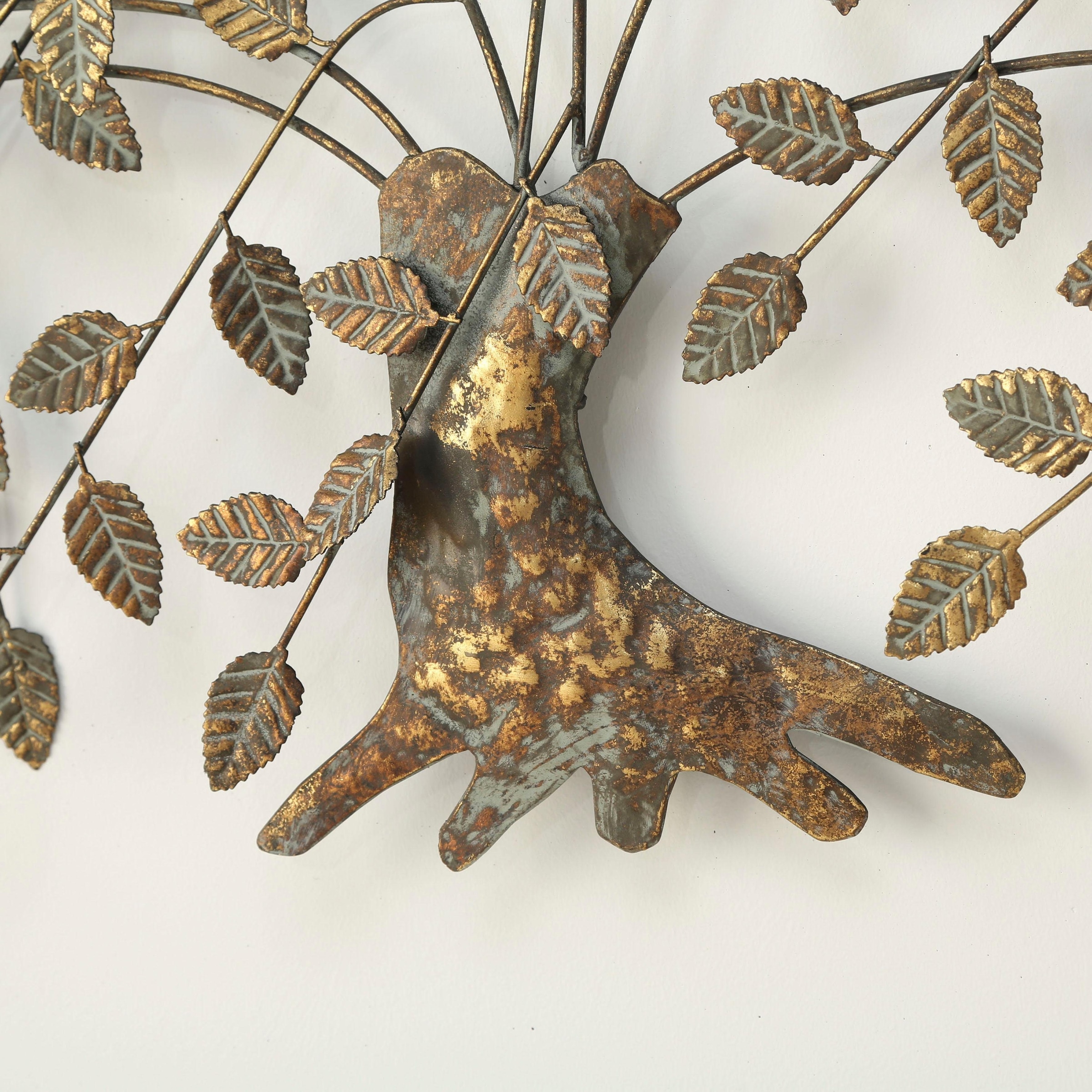 Home affaire Wanddekoobjekt »Juline, BAUR Motiv Baum, Wanddekoration, aus kaufen | Wohnzimmer Wanddeko, Metall, gold«