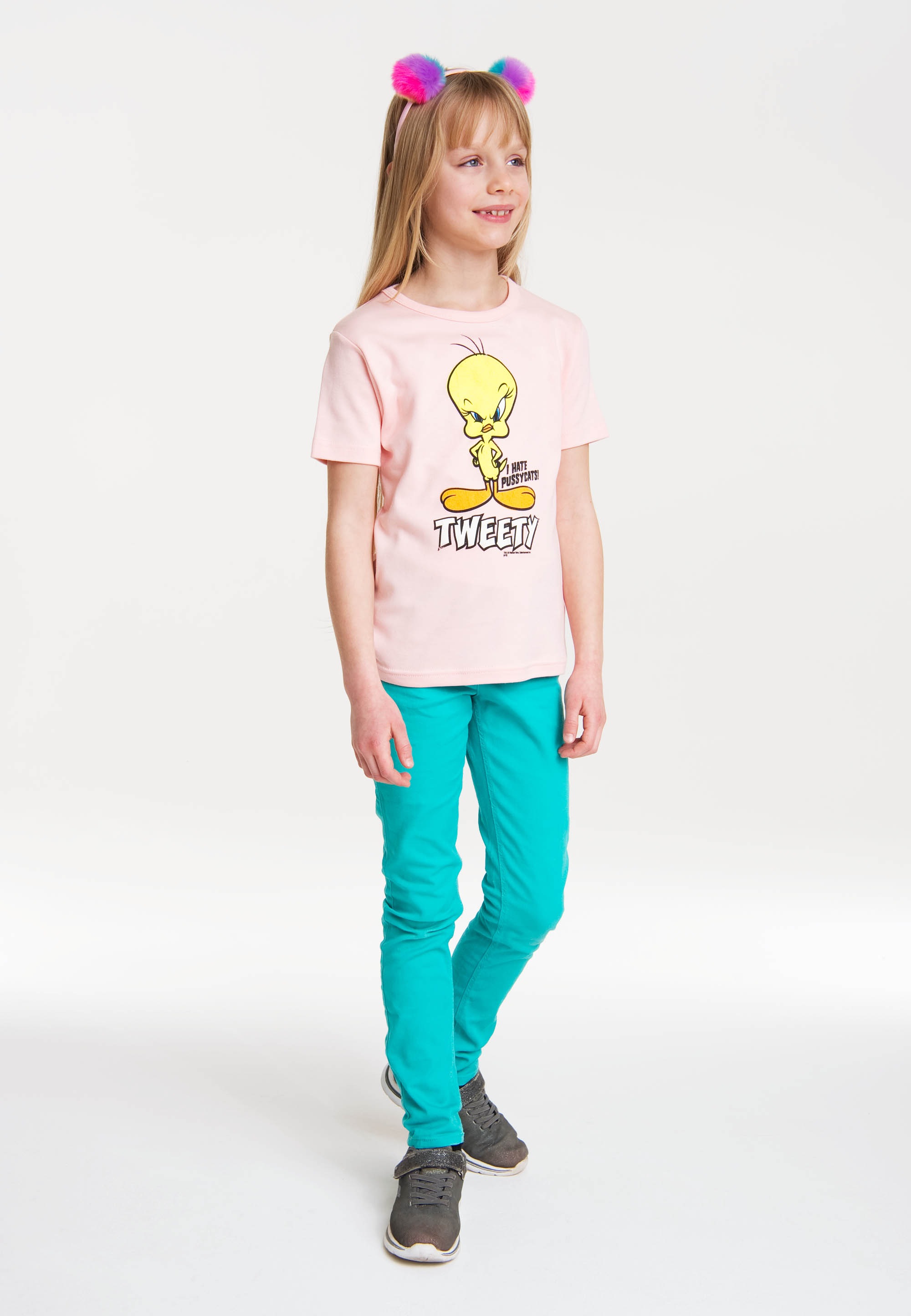 LOGOSHIRT T-Shirt »Looney Tunes - BAUR niedlichem mit ▷ | Print Tweety«, für