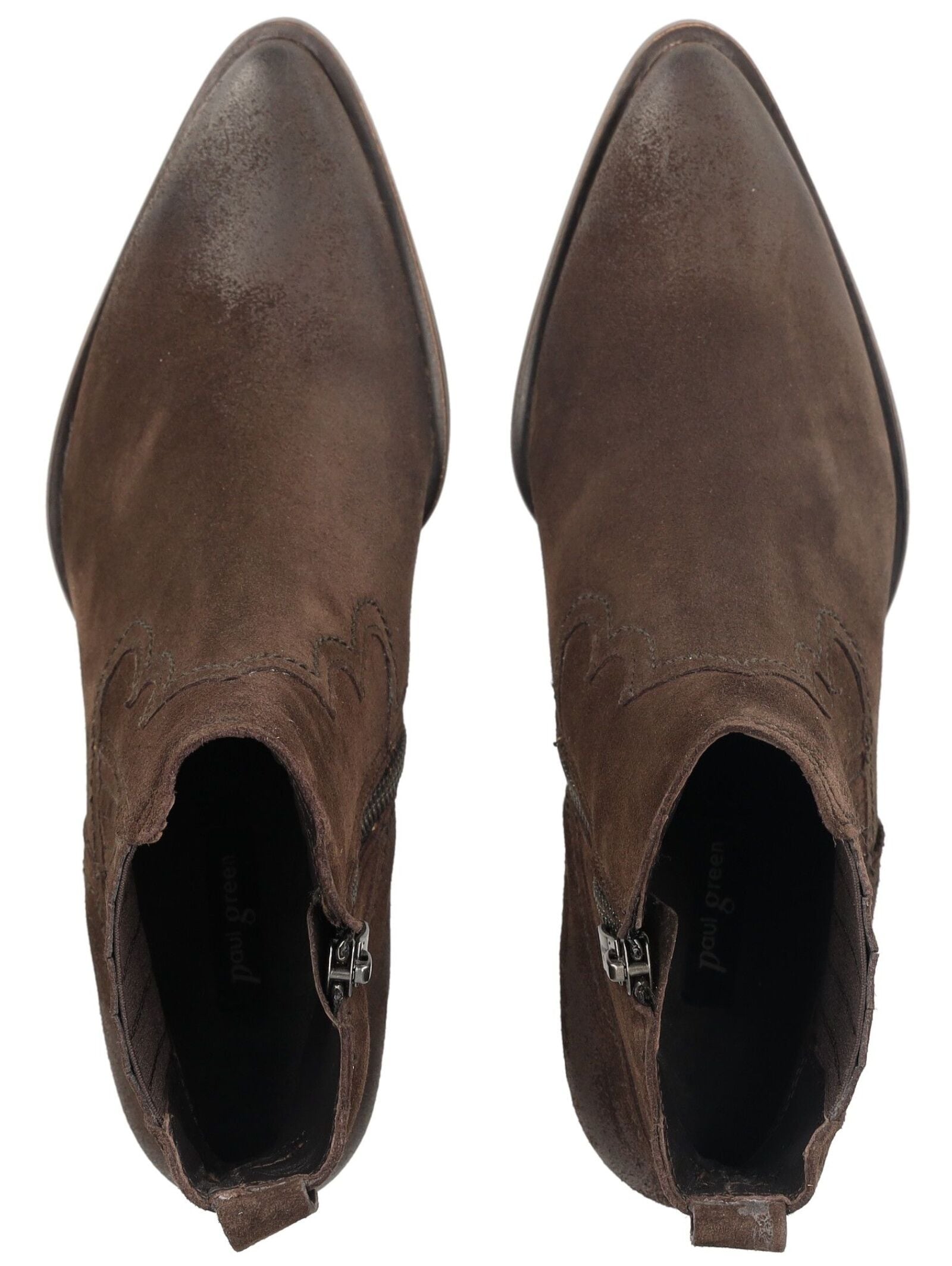 Paul Green Bikerboots »Paul Green Stiefelette Veloursleder«