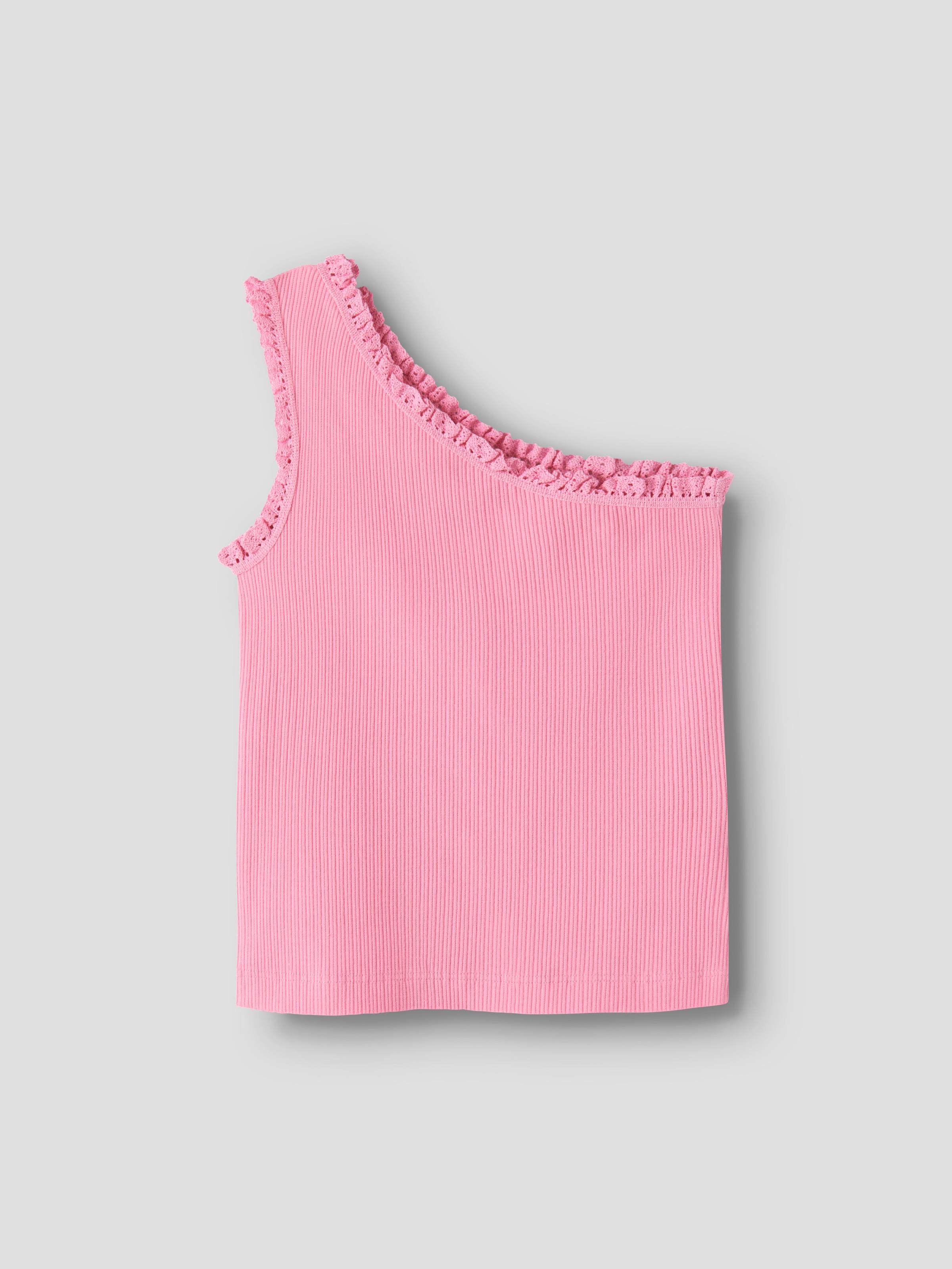 Name It One-Shoulder-Top »NKFJABINA ONESHOULDER SHORT TOP 2P« Packung, 2 Baumwollmischung, slim fit