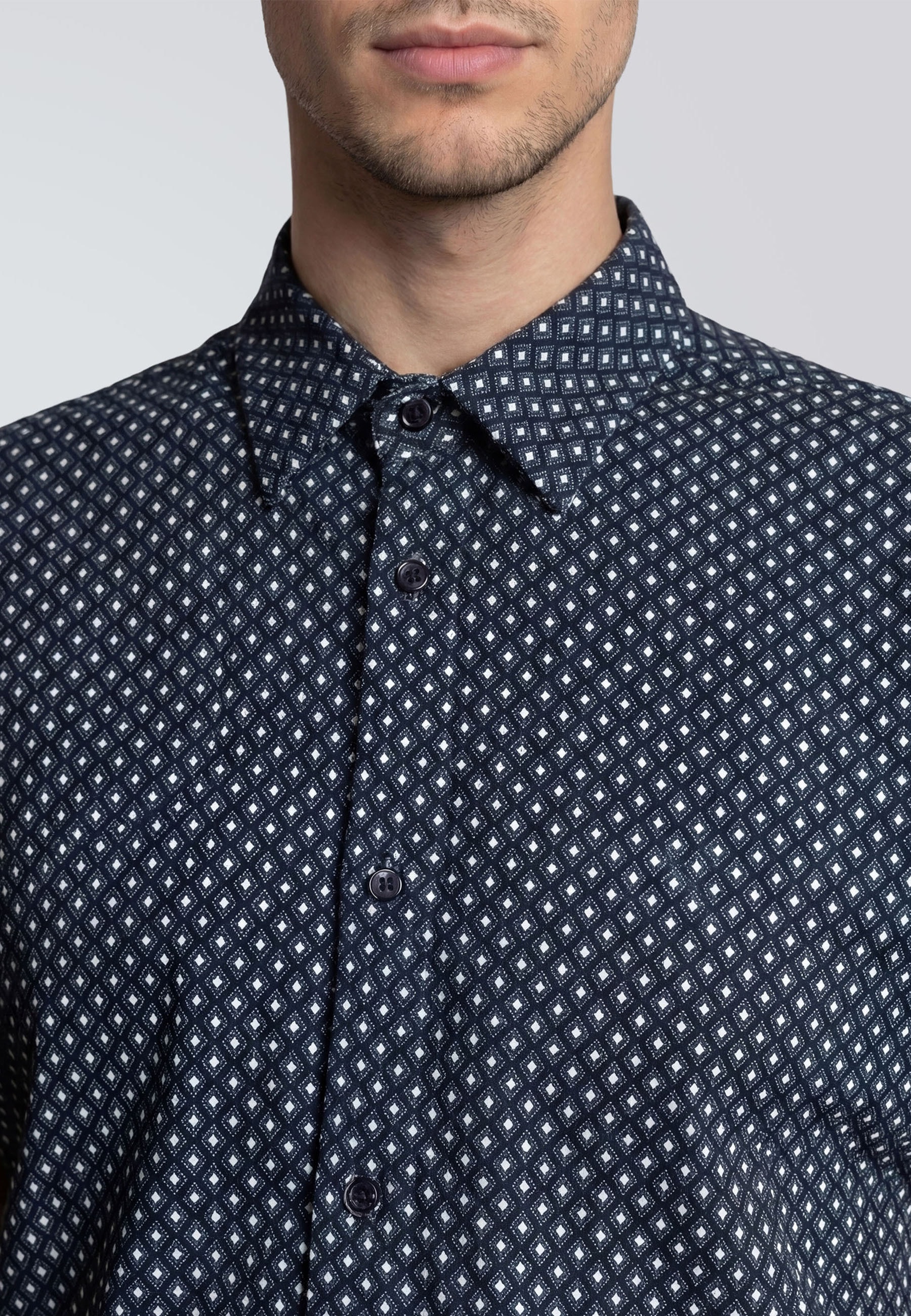 Clean Cut Copenhagen Langarmhemd »Clean Cut Copenhagen Clean Formal Aop Stretch Shirt S/S« 1