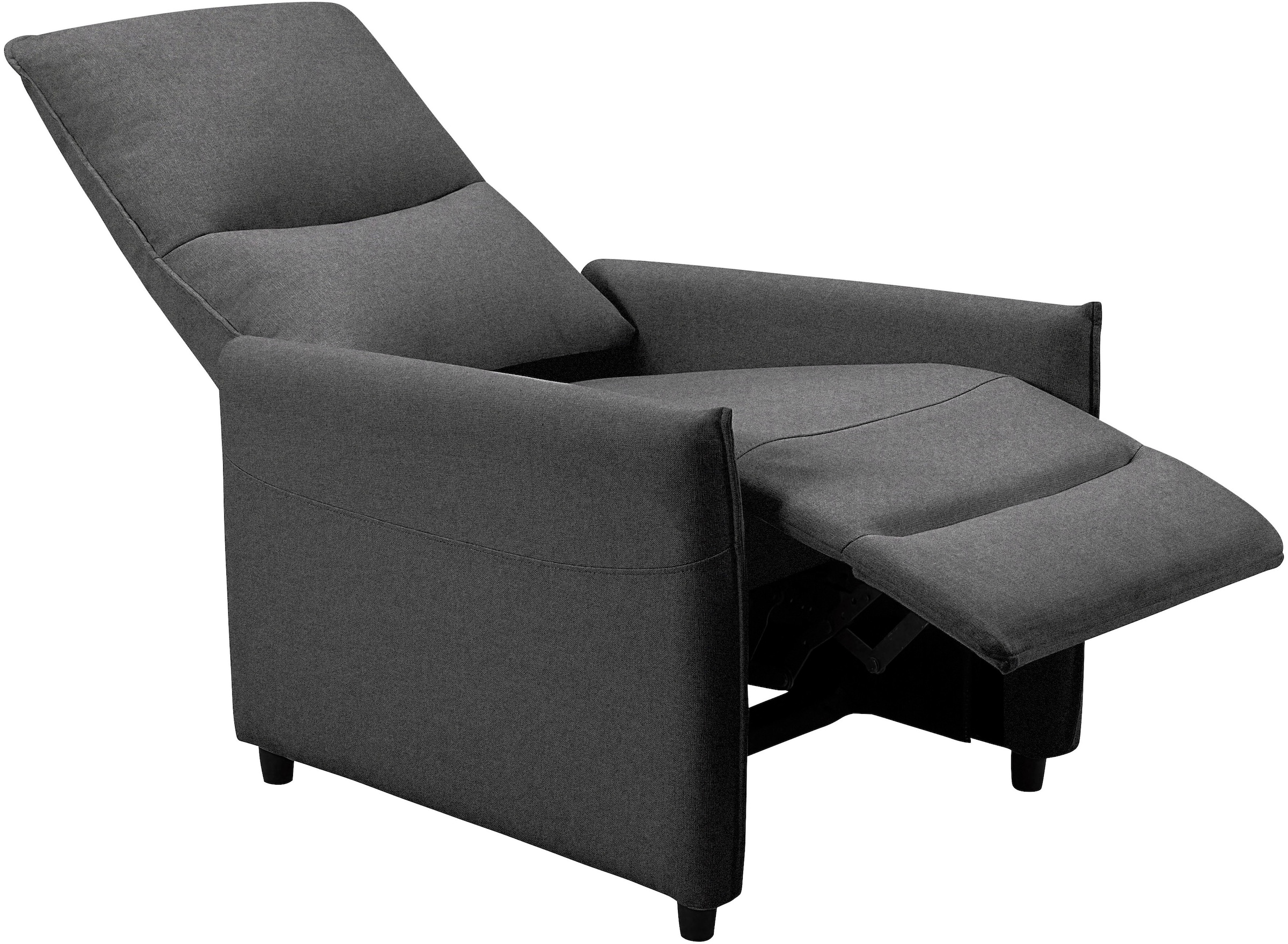 INOSIGN Relaxsessel »CURRIE, mit Liegefunktion, Webstoff-Bezug, Federkern,«, Ruhe-Sessel, Lese-Sessel, TV-Sessel