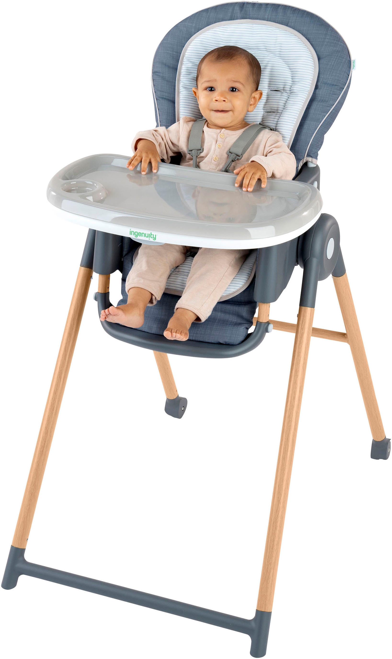 ingenuity Hochstuhl »Proper Positioner™ 7-in-1 Deluxe High Chair - Chambray«