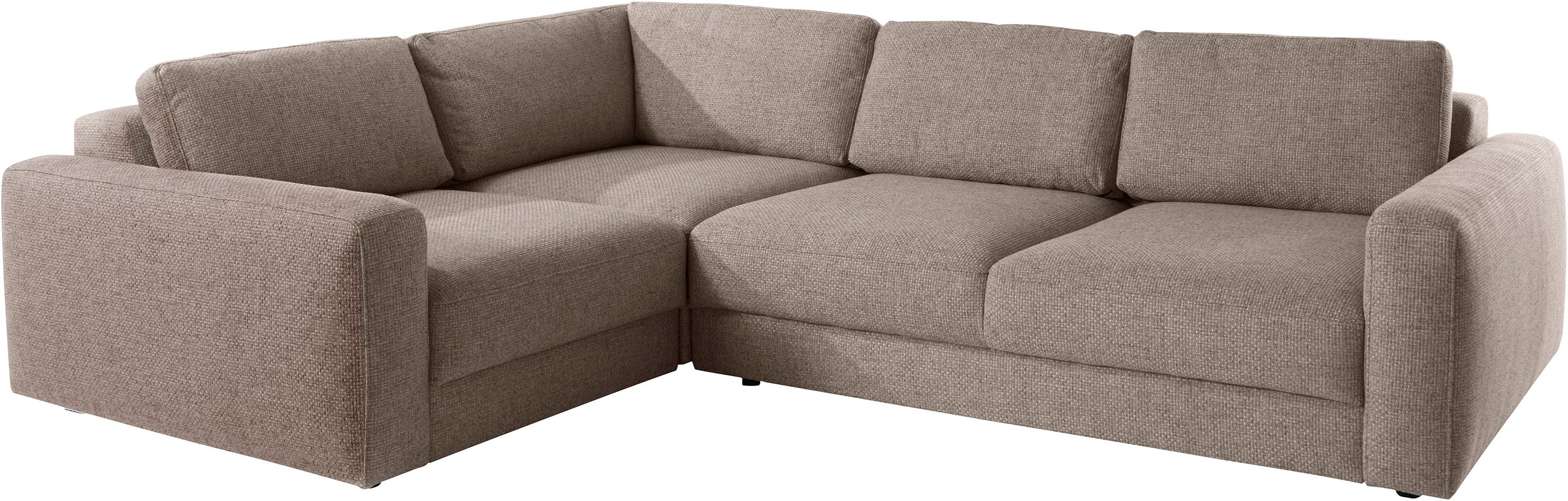 Places of Style Ecksofa »Bloomfield, L-Form«, extra tiefe Sitzfläche, wahlweise mit Sitztiefenverstellung