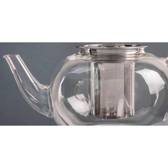 La Cafetière Teekanne »La Cafetière Le Teapot«, 2 l, (1), aus Glas mit losem  Blatt und Teesieb | BAUR