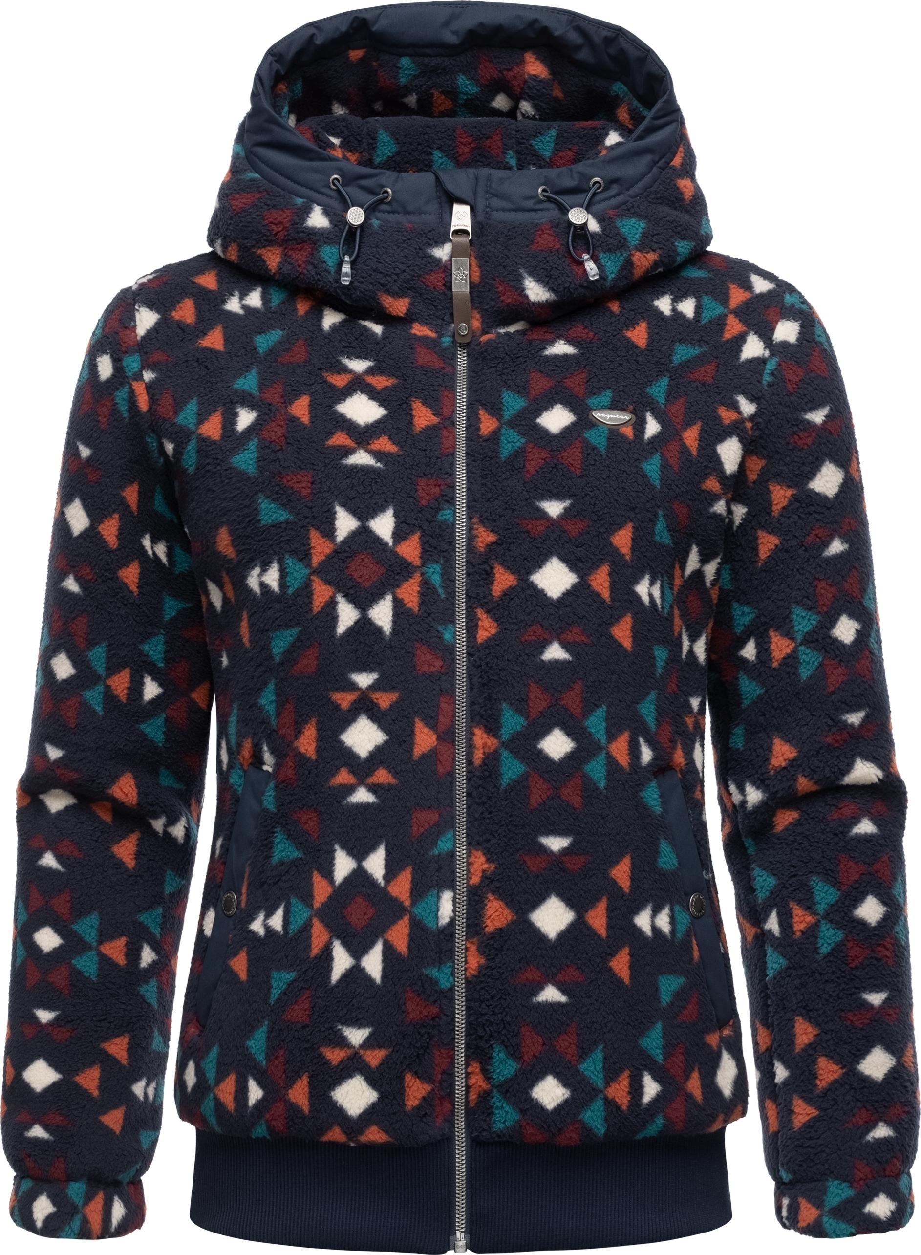 Ragwear Outdoorjacke "Cousy Short Aztec", mit Kapuze, flauschige Übergangsj günstig online kaufen