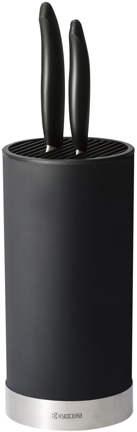 KYOCERA Messerblock, H:22,5cm, schwarz, Messerblöcke, mit 2 Messern