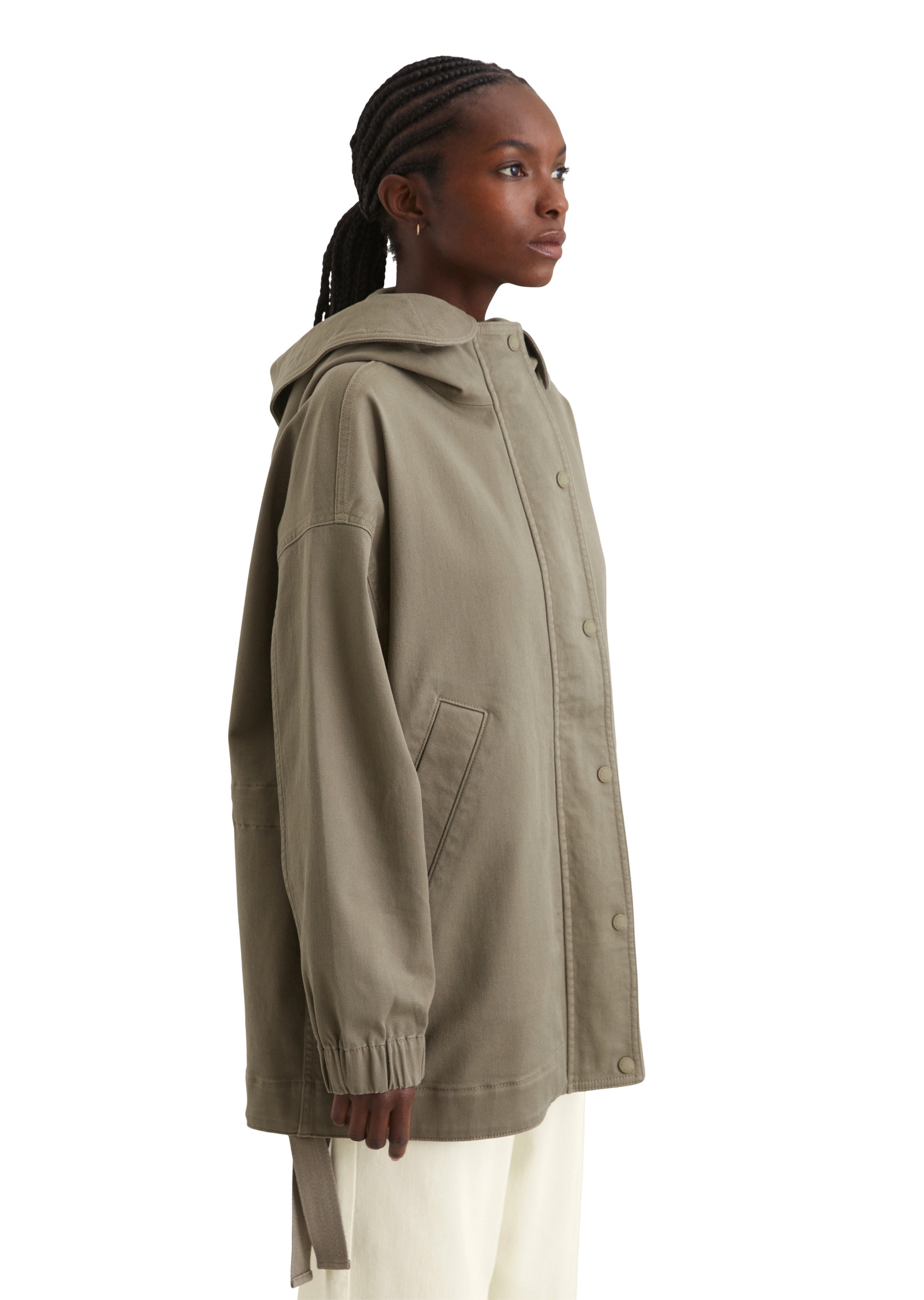 Marc O'Polo DENIM Kurzmantel »aus Cotton Stretch Twill«