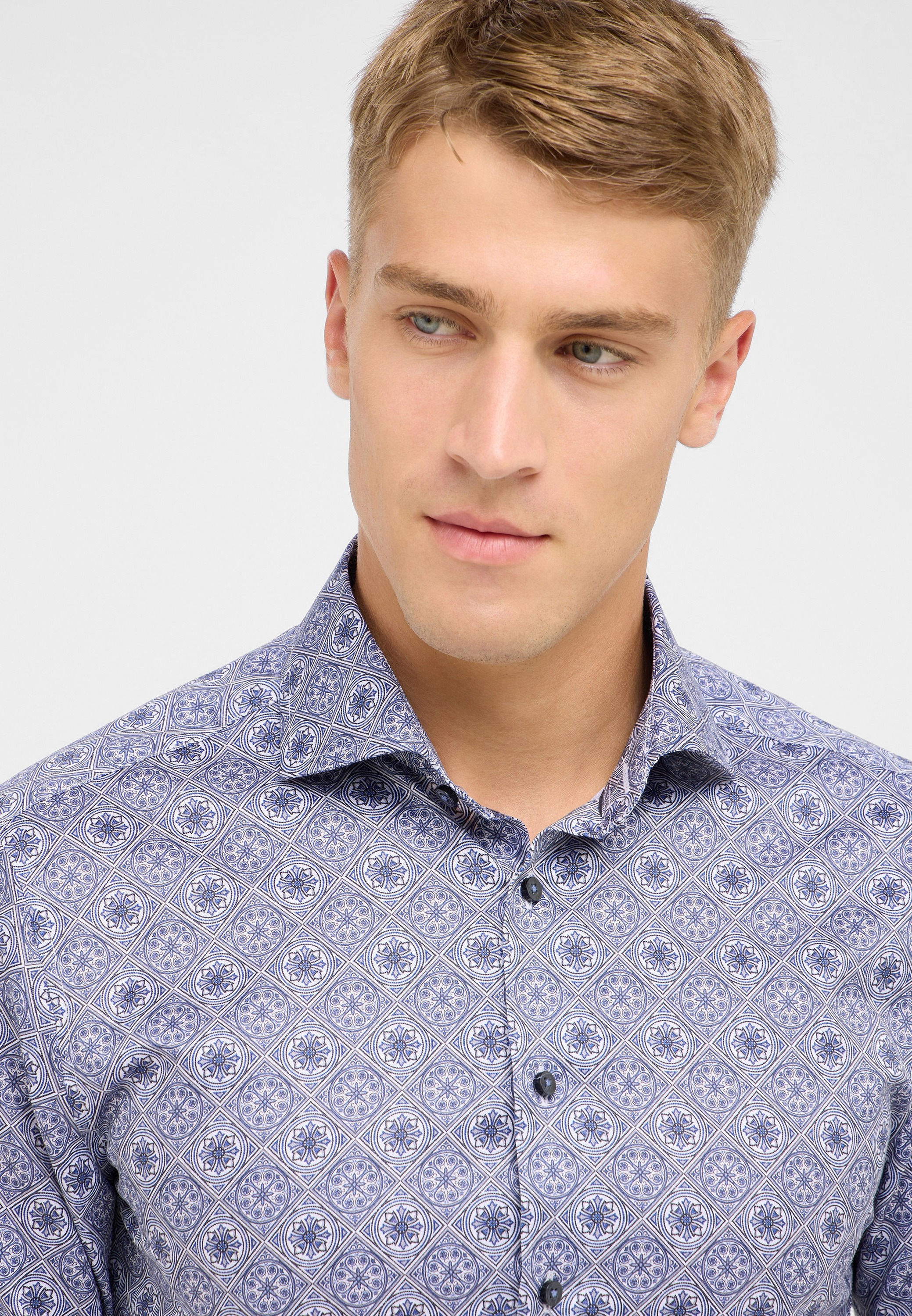 Thumbnail - Eterna Langarmhemd "SLIM FIT", NON IRON (bügelfrei)
