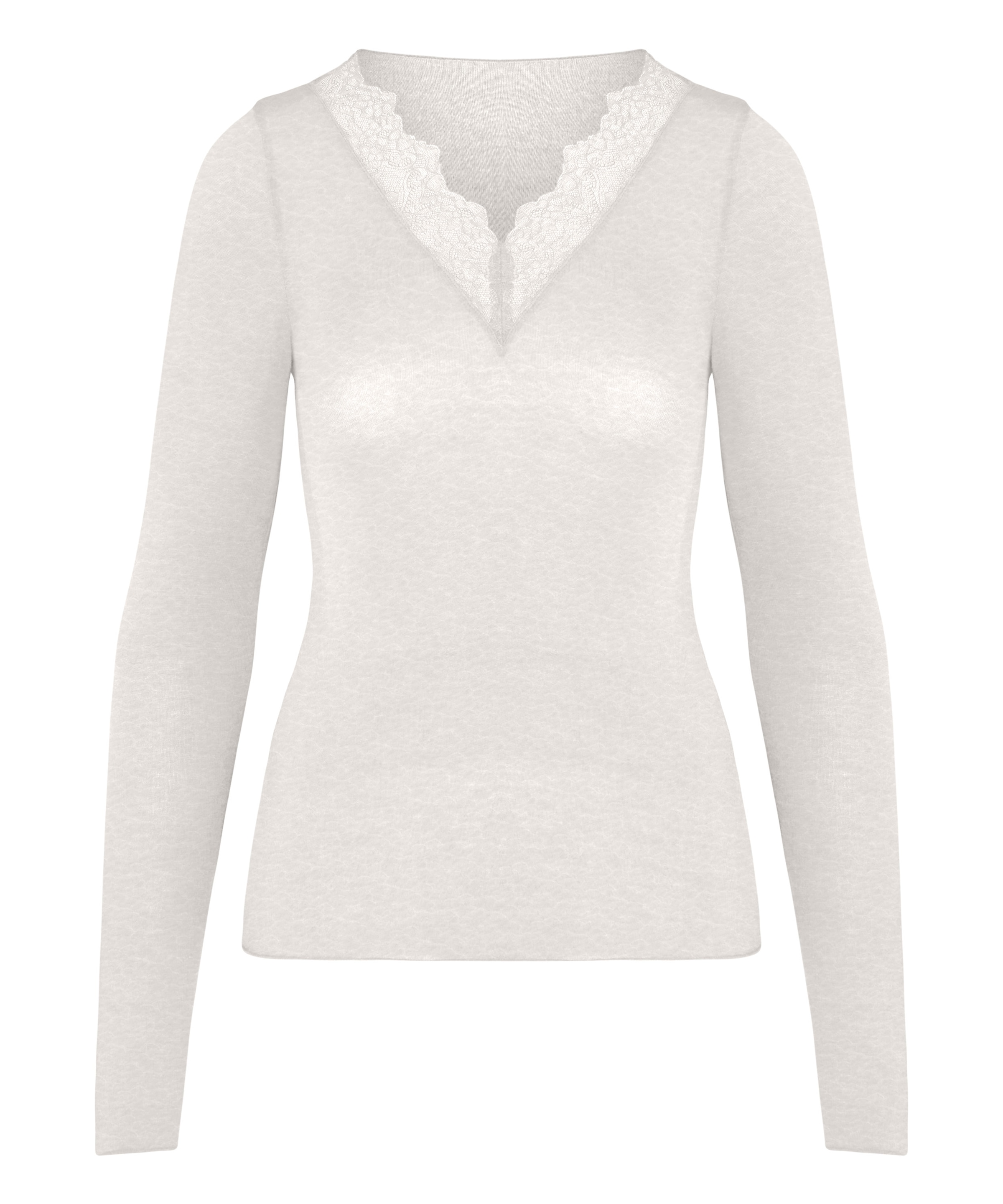 Hunkemöller Pyjama »super soft Lace V-Neck shirt with Cashmere«