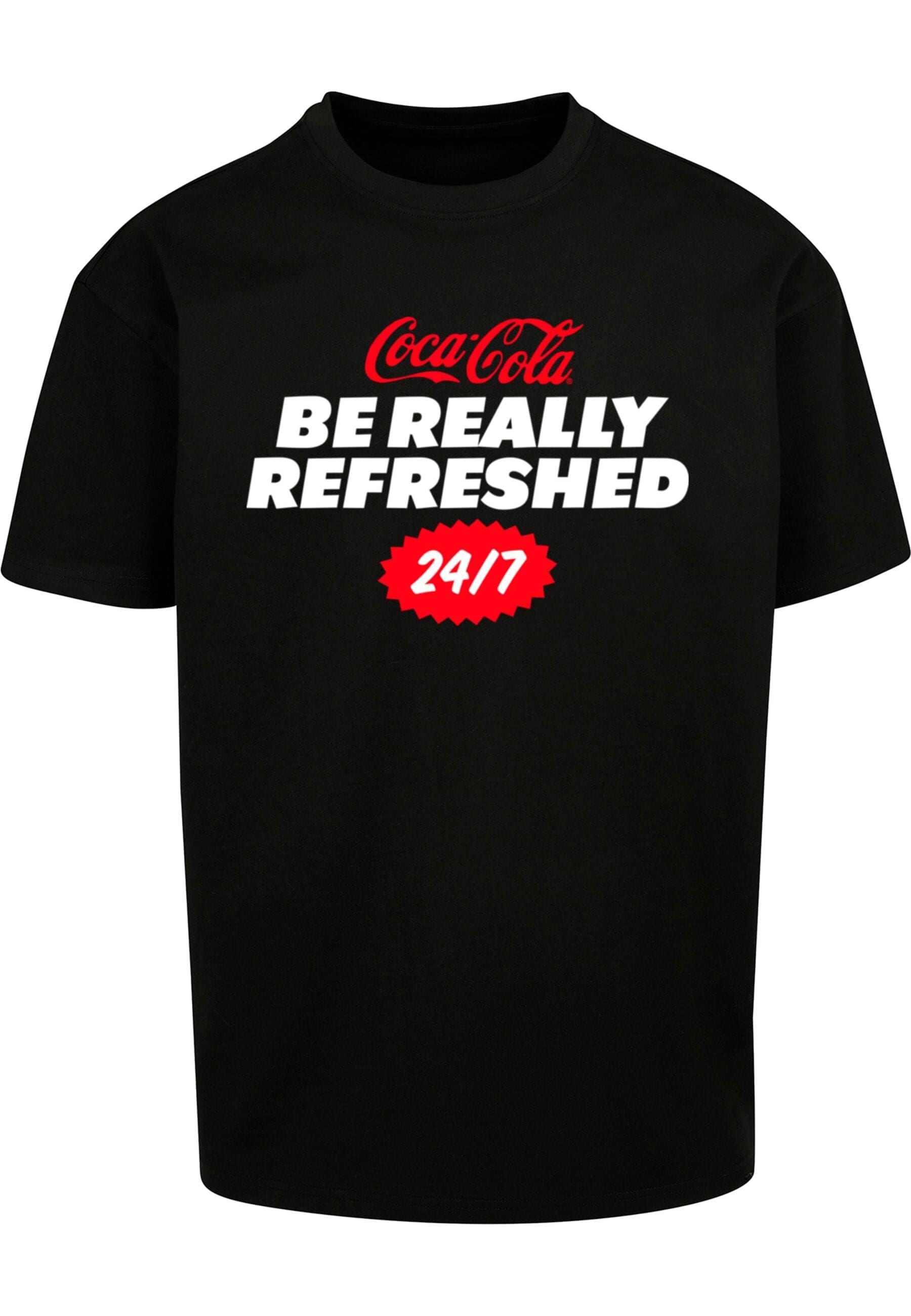 Merchcode T-Shirt "Merchcode Coca Cola Refreshed Oversize Tee" 1 Stk. günstig online kaufen