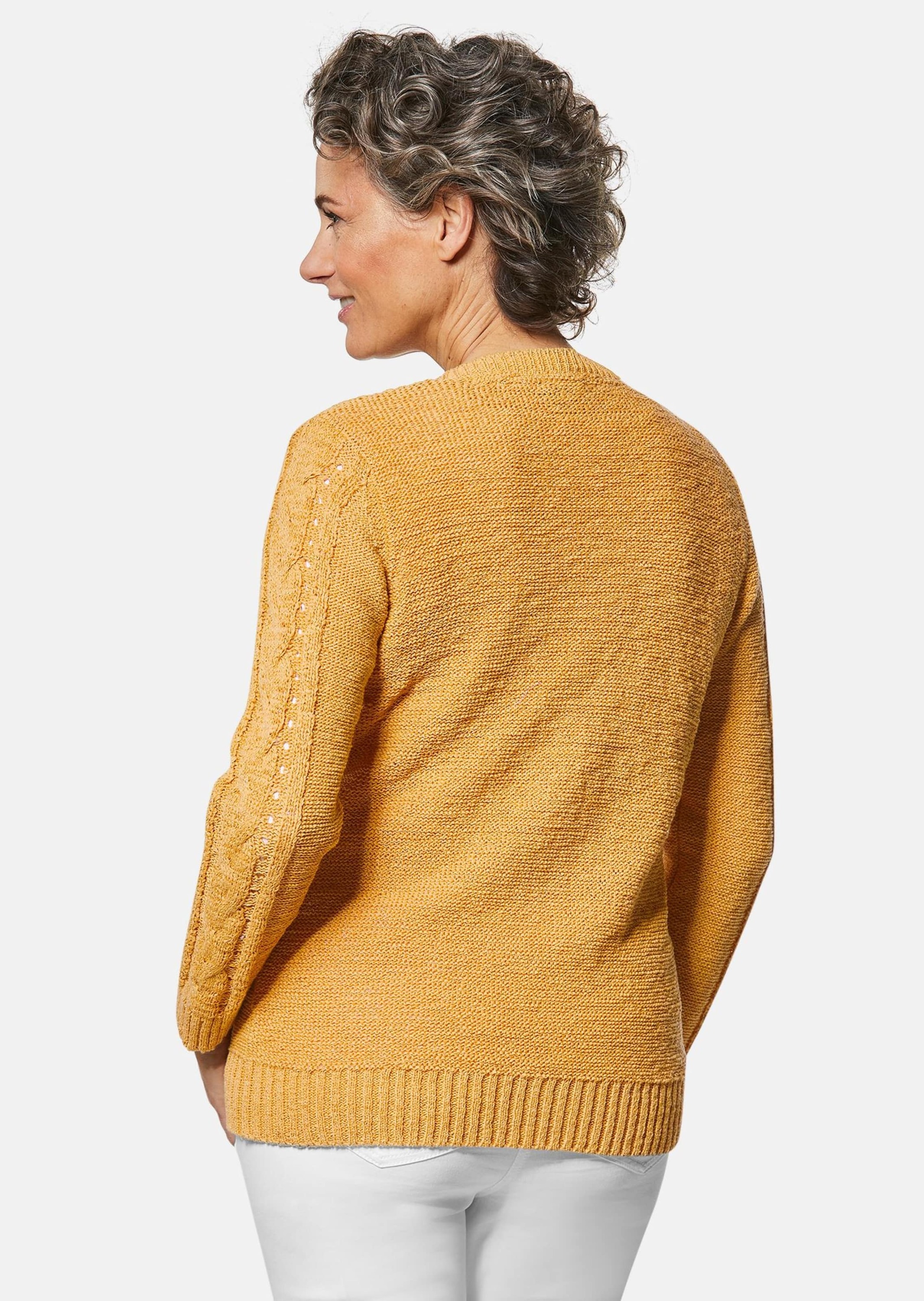 GOLDNER Strickjacke »Bändchengarnstrickjacke Bändchengarn-Strickjacke mit schönen Details«