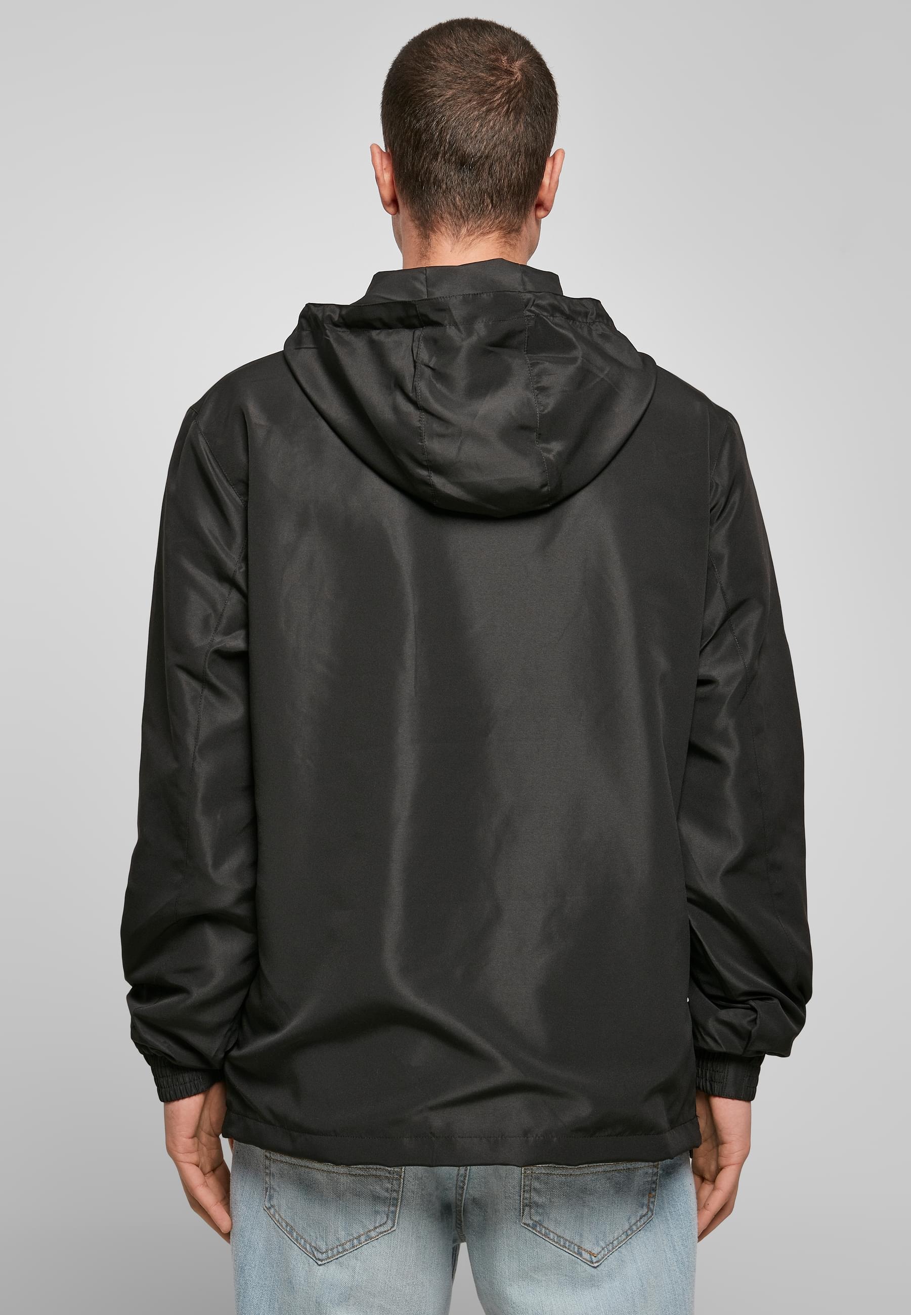 URBAN CLASSICS Anorak »Urban Classics Herren Recycled Basic Pull Over Jacket«, (1 St.), mit Kapuze