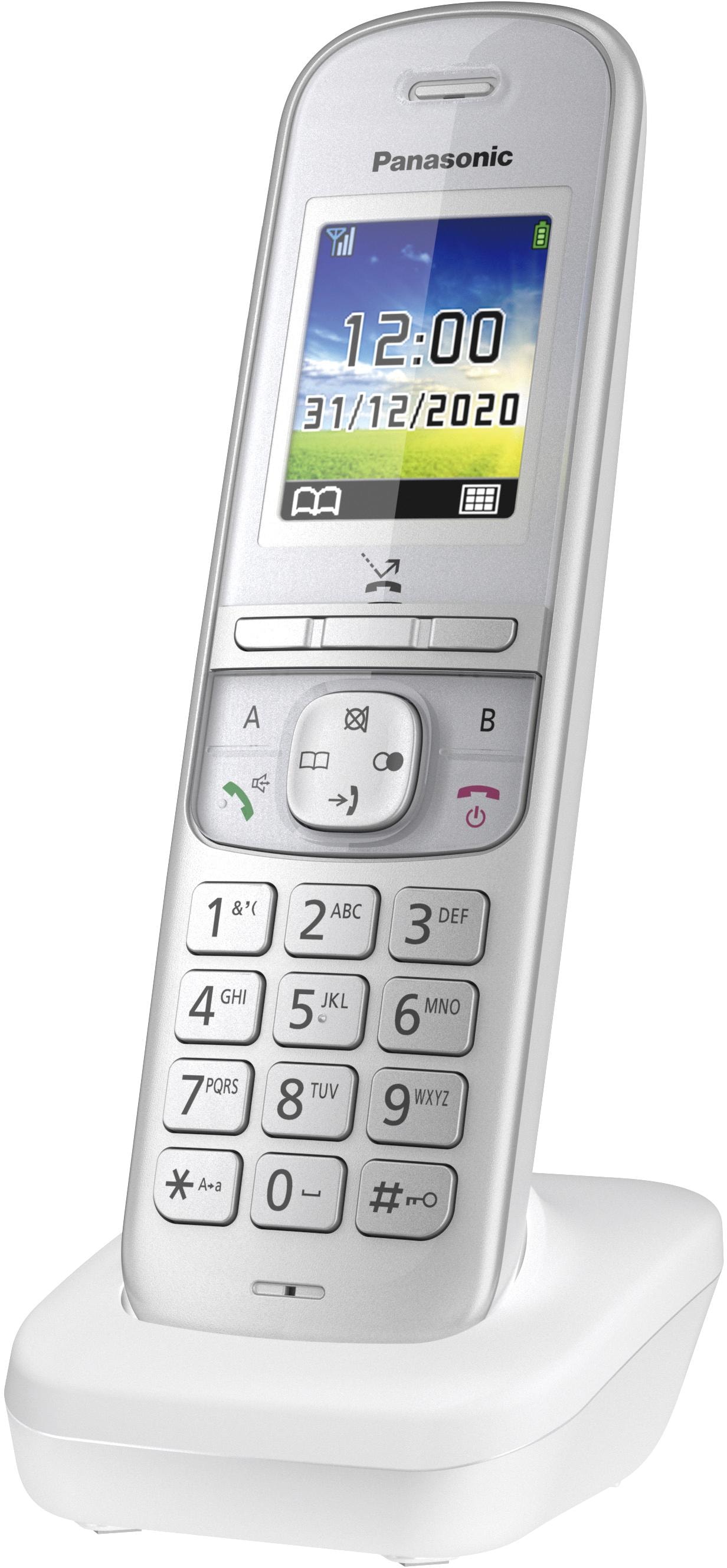 Panasonic Schnurloses DECT-Telefon »KX-TGH722 | (Mobilteile: Duo«, mit BAUR Anrufbeantworter 2)