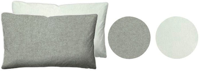 Biberna Kissenbezug »Hermal« (1 Stück), Wendekissenbezug, Made in Germany zertifiziert, geeignet im Winter