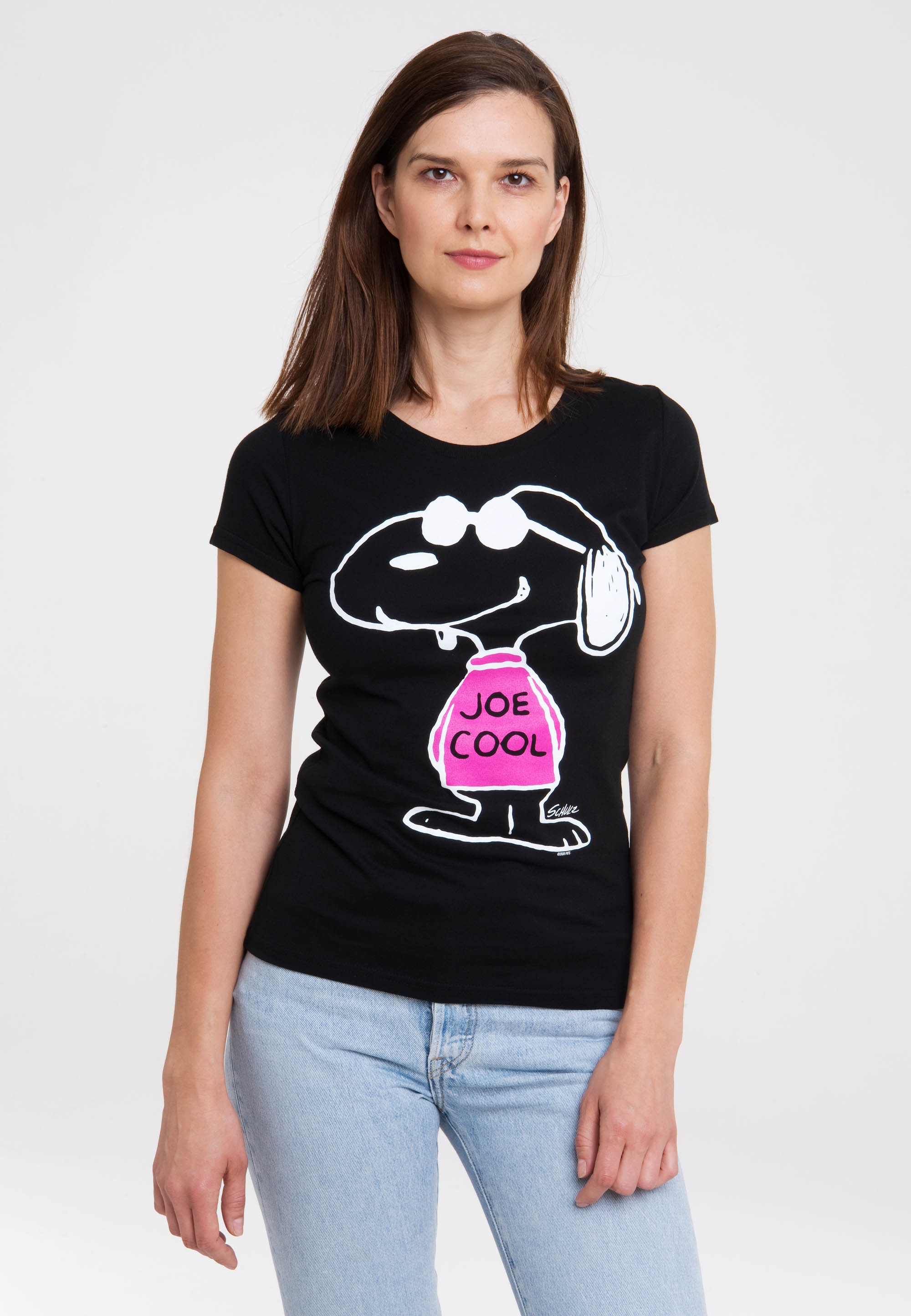 T-Shirt »Peanuts - Snoopy - Joe Cool«, mit lizenziertem Originaldesign