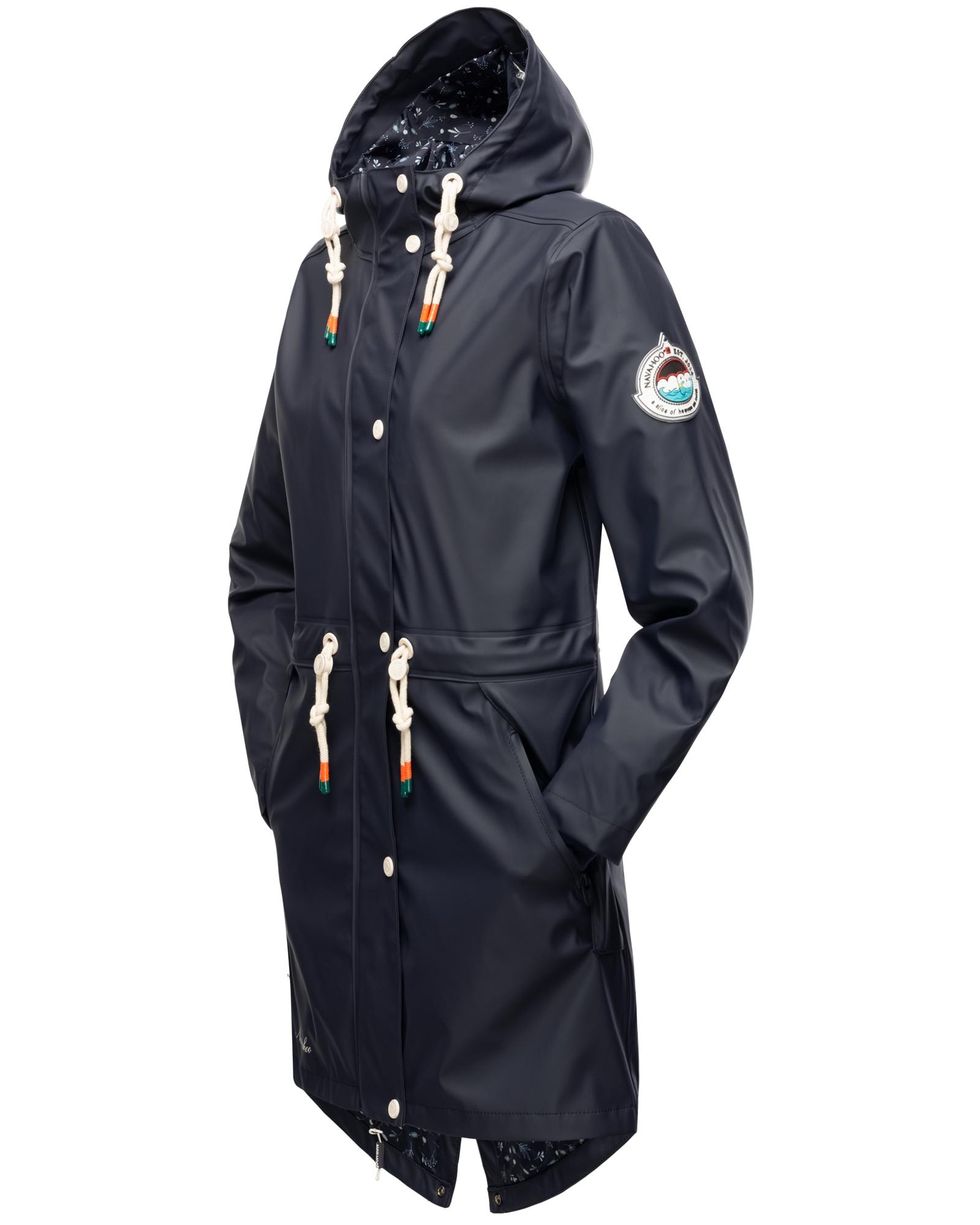 Navahoo Regenjacke »Tropical Stormoo«, mit Kapuze, Wasserdichter Damen Outdoor Regenmantel