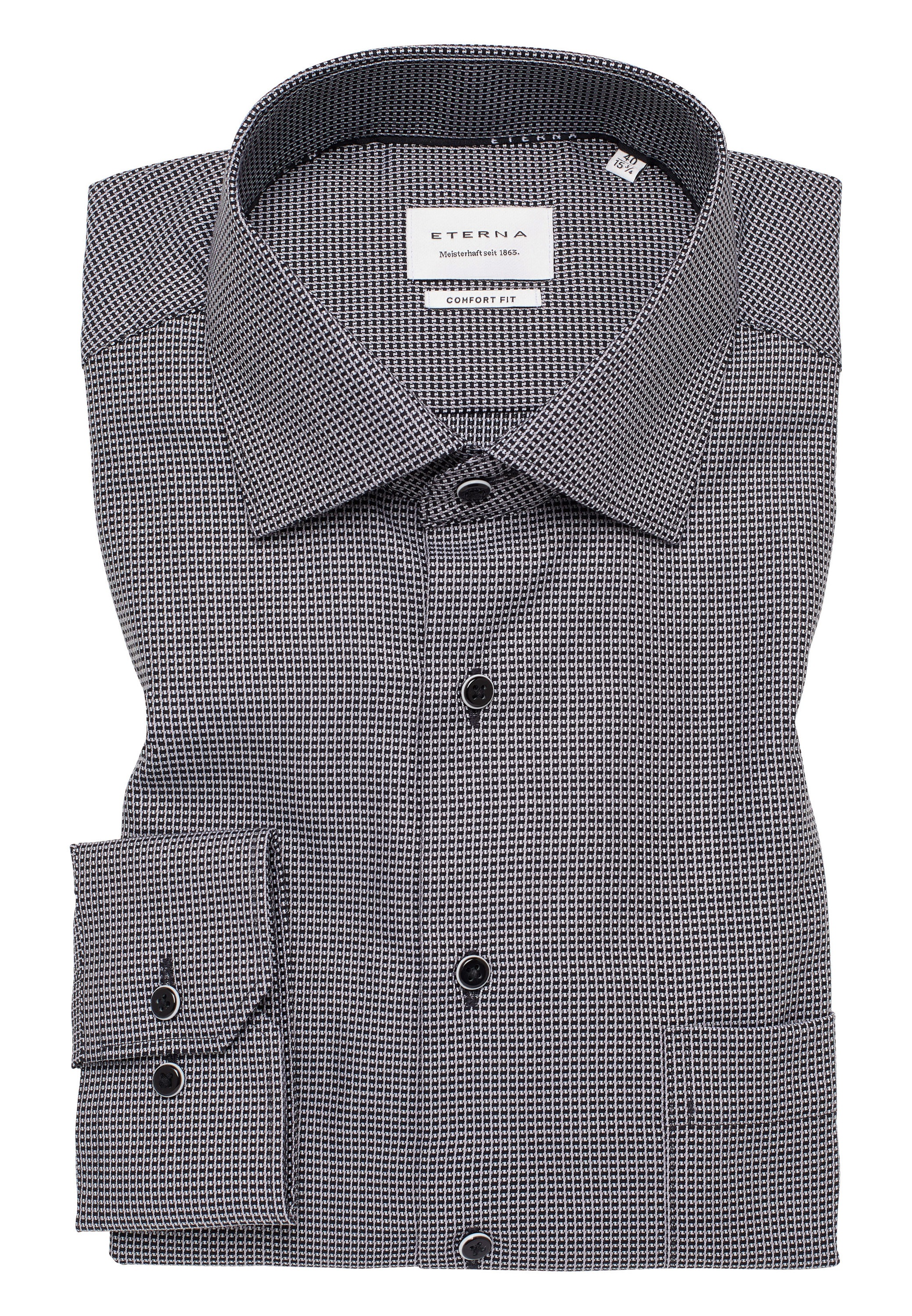 Eterna Langarmhemd »COMFORT FIT«, NON IRON (bügelfrei)
