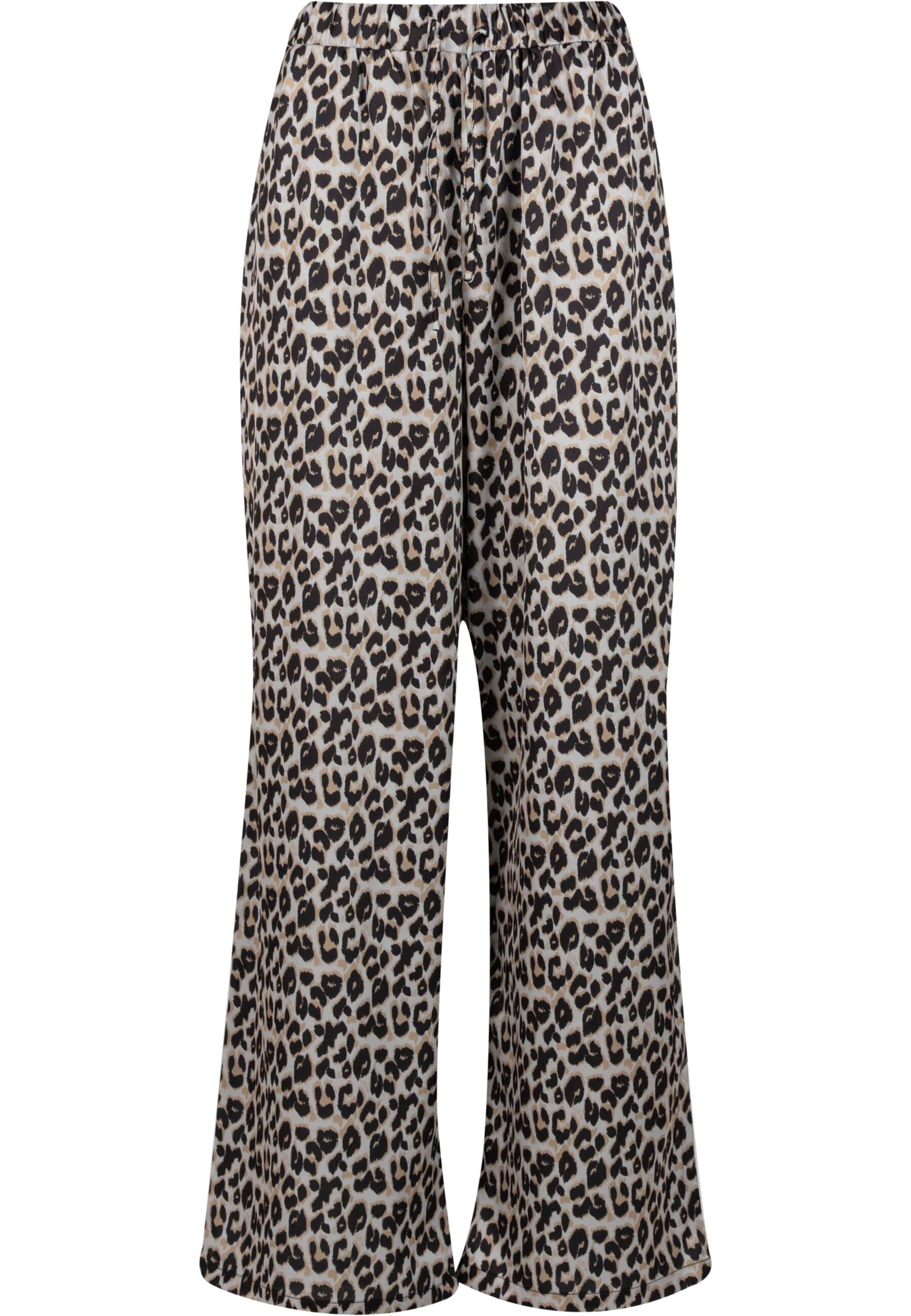 URBAN CLASSICS Stoffhose "Urban Classics Ladies Leo Resort Pants" günstig online kaufen