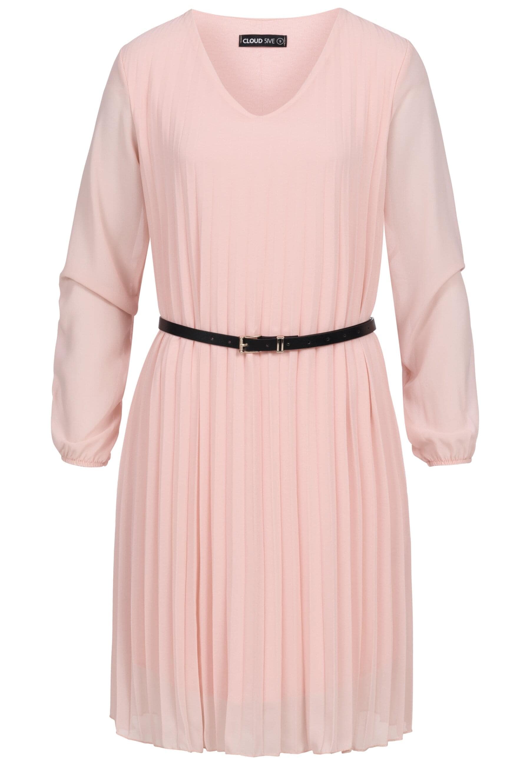 CLOUD 5IVE Shirtkleid "CLOUD 5IVE Cloud 5ive Pleated Dress with belt" 1 Stk günstig online kaufen