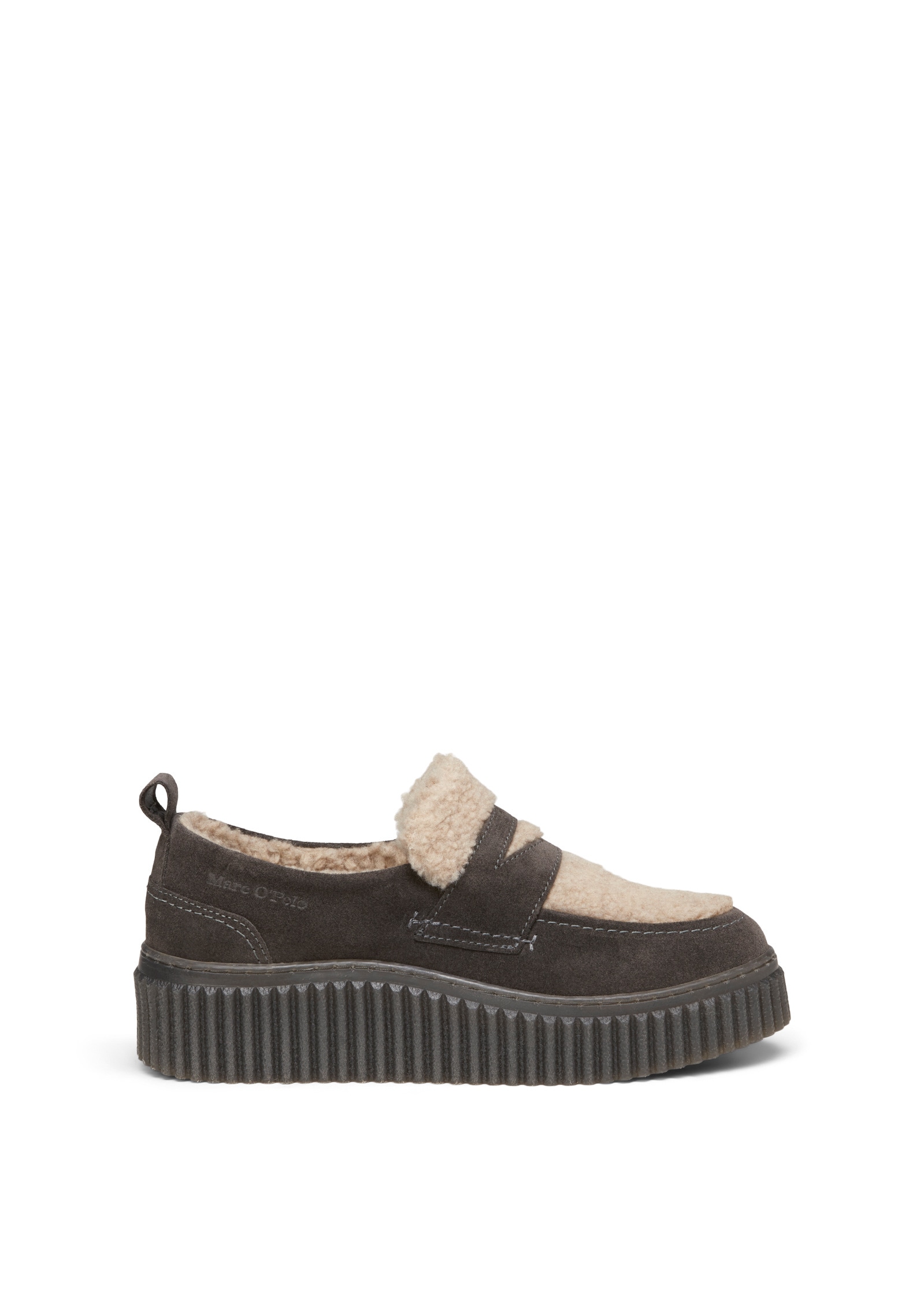 Marc O'Polo Loafer »mit flauschigem Teddyfell«
