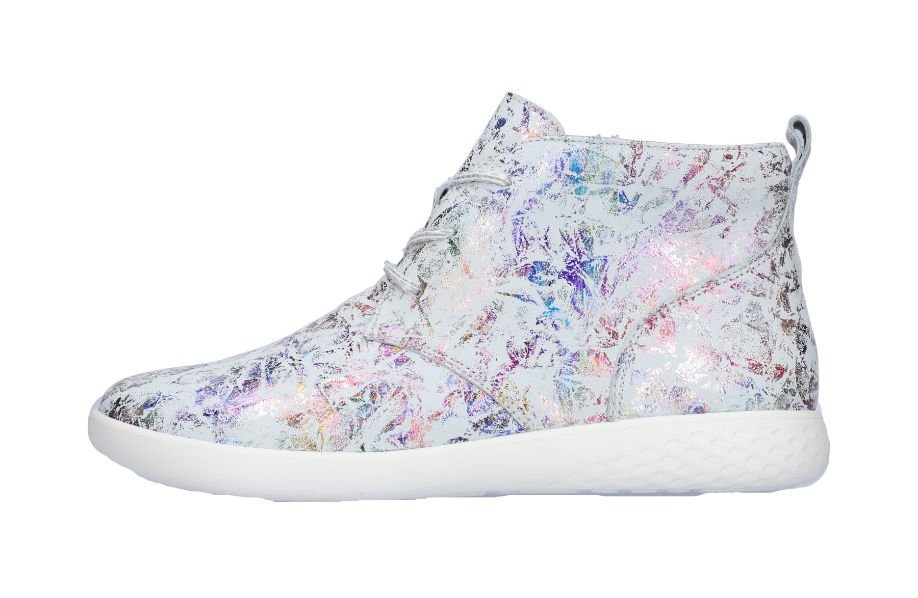 Waldläufer Sneaker »H-CLOÉ«, Schnürer, Komfortschuh, Freizeitschuh mit Metallic-Print, Weite H