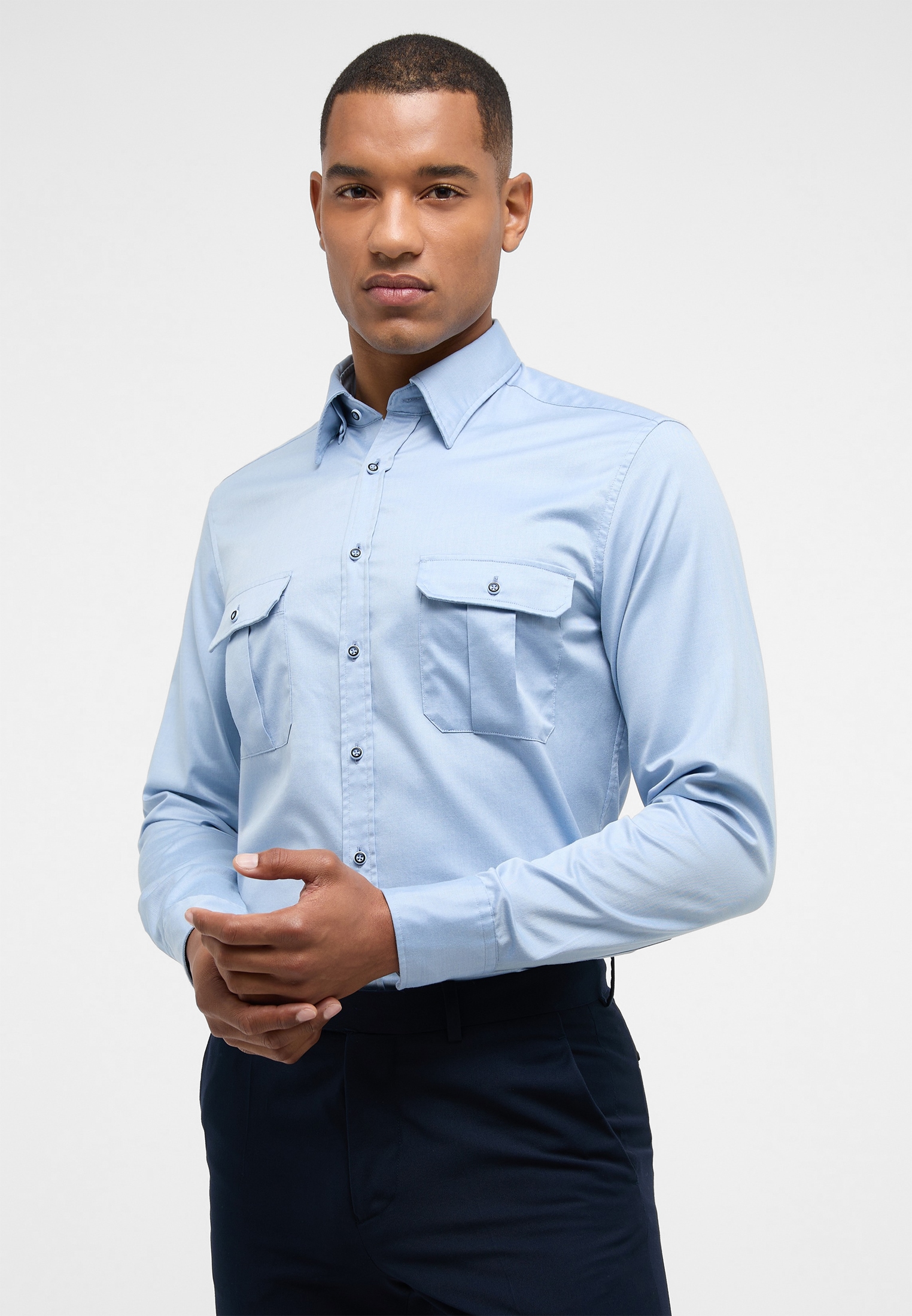 Eterna Langarmhemd "SLIM FIT" günstig online kaufen