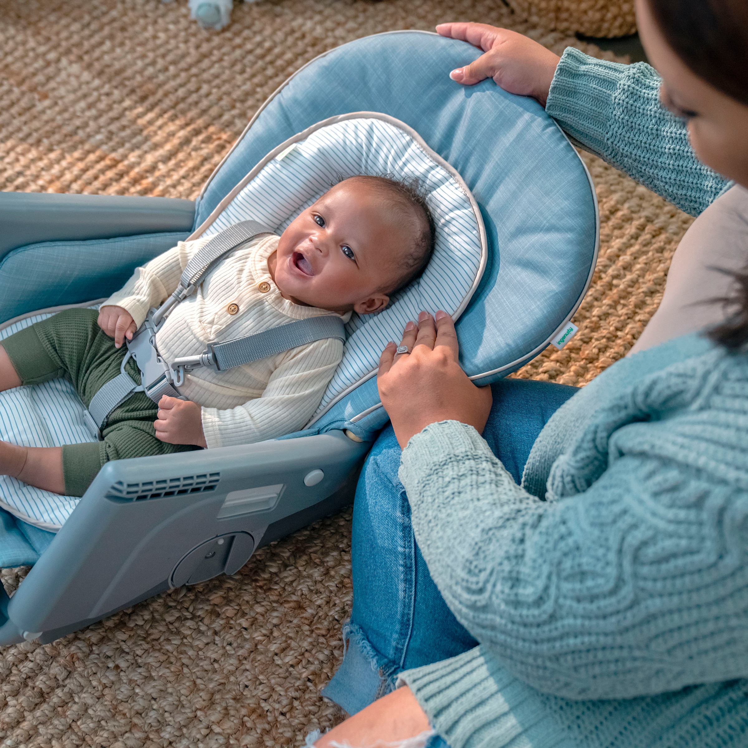 ingenuity Hochstuhl »Proper Positioner™ 7-in-1 Deluxe High Chair - Chambray«