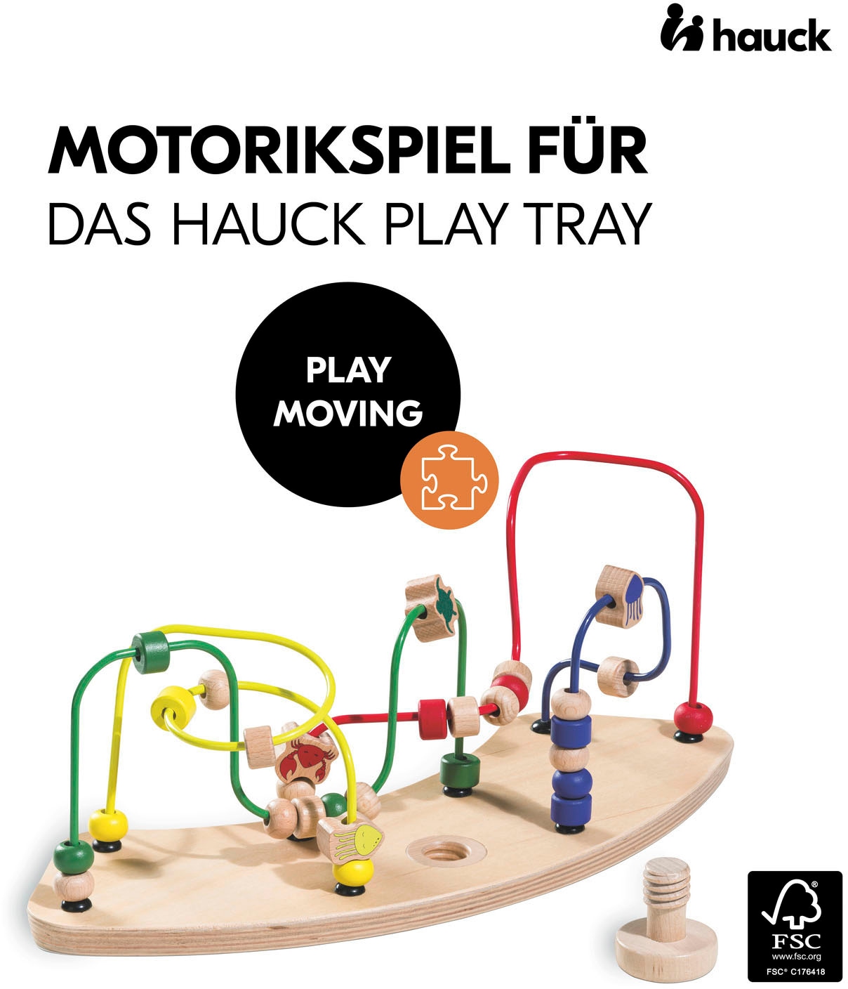 Hauck Motorikschleife »Play Moving Water Animals«, FSC® - schützt Wald - weltweit