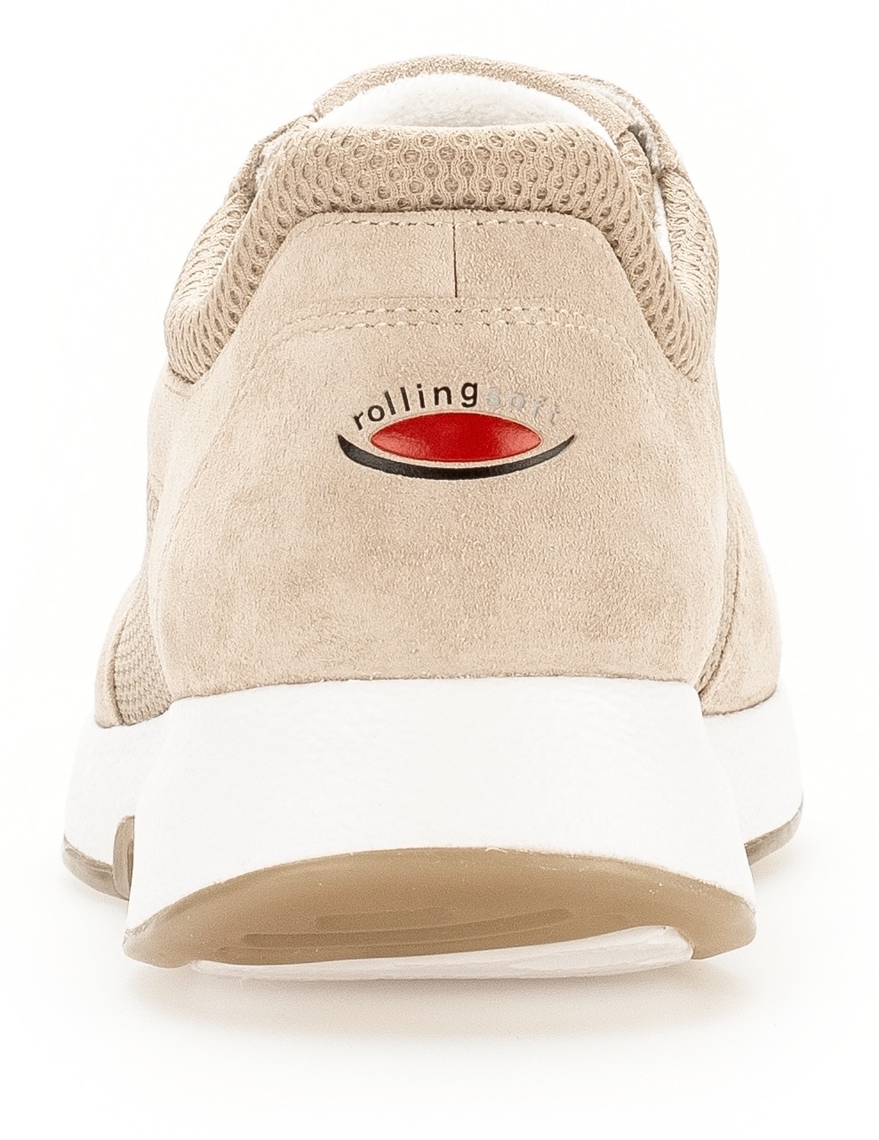 Gabor Rollingsoft Keilsneaker, Freizeitschuh, Halbschuh, Schnürschuh im sommerlichem Materialmix