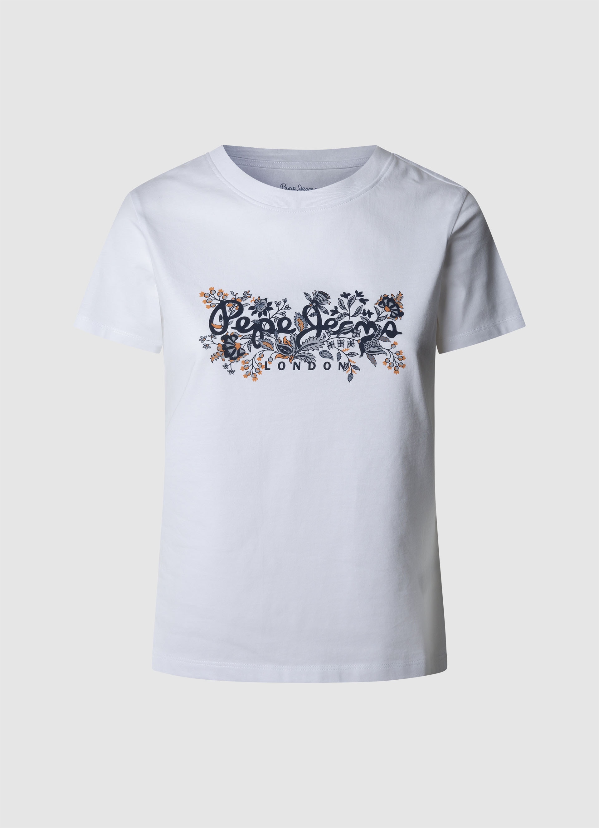 Pepe Jeans T-Shirt "ROSALIND", mit floralem Print vorn günstig online kaufen