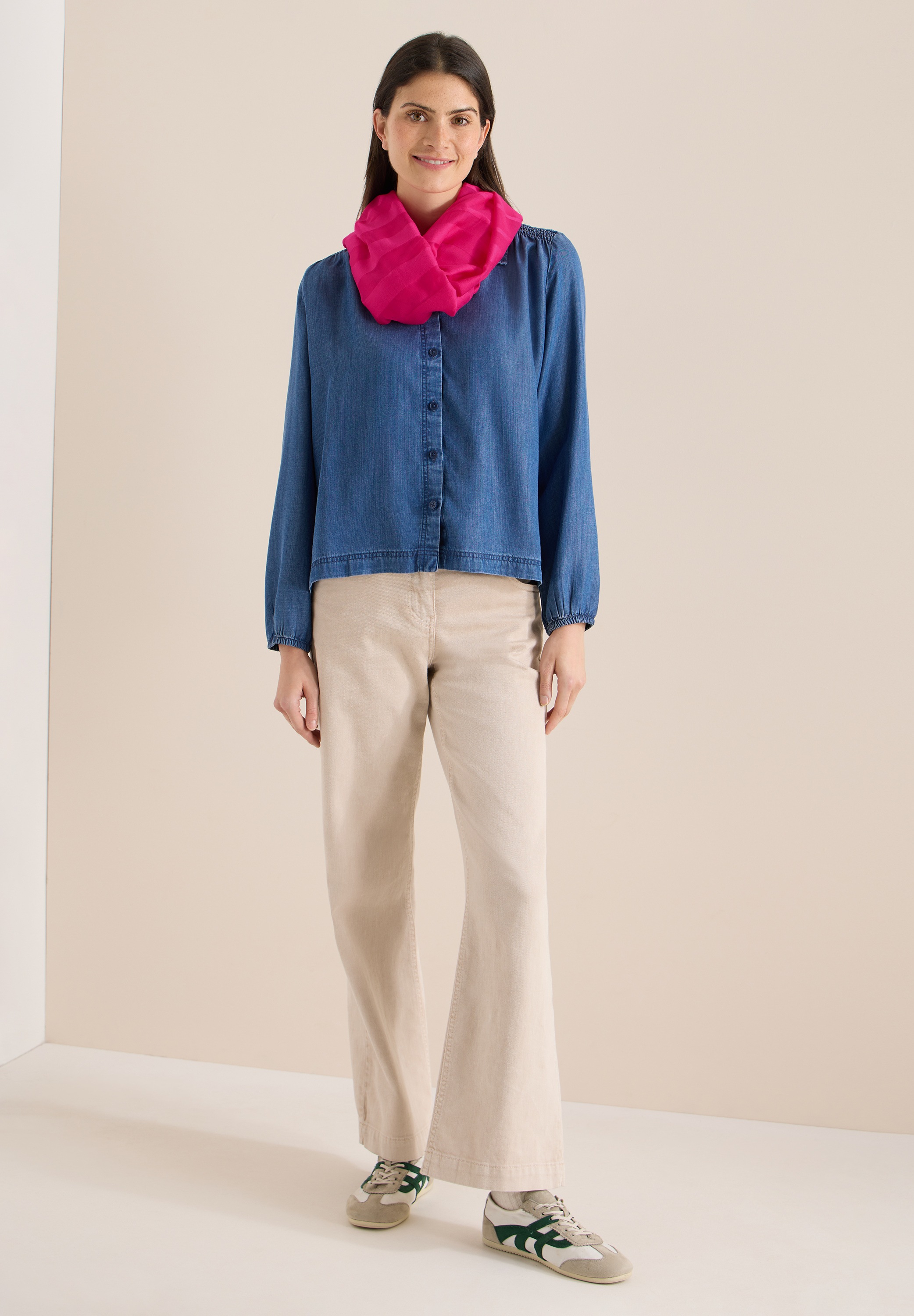 Cecil Loop aus softem Materialmix günstig online kaufen