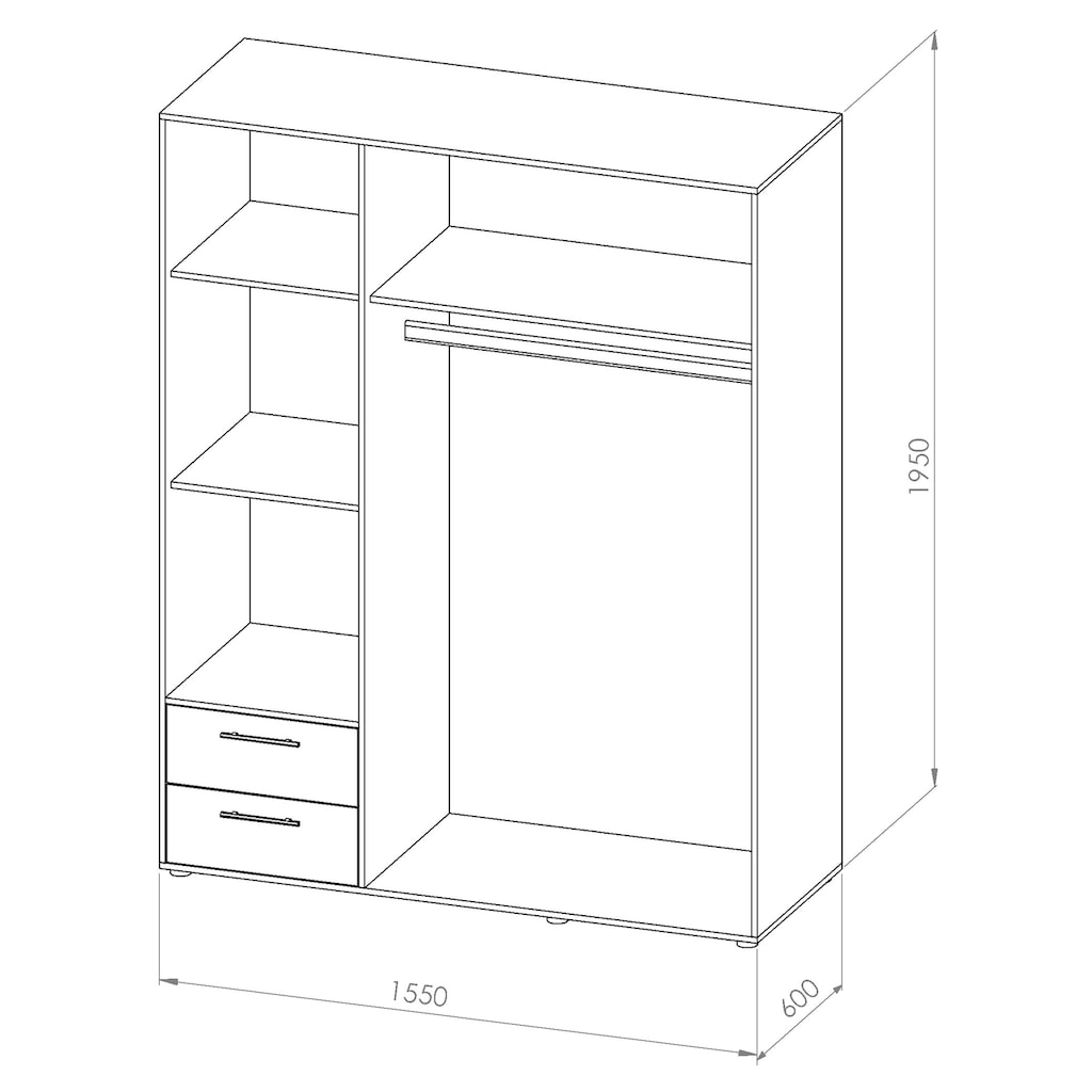 Schlafkontor Kleiderschrank »Valencia«