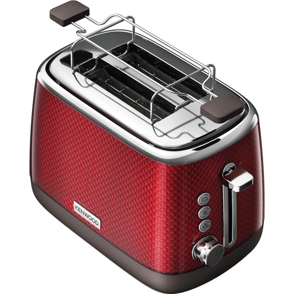 KENWOOD Toaster »Mesmerine TCM811.RD«, 2 kurze Schlitze, für 2 Scheiben, 1000 W