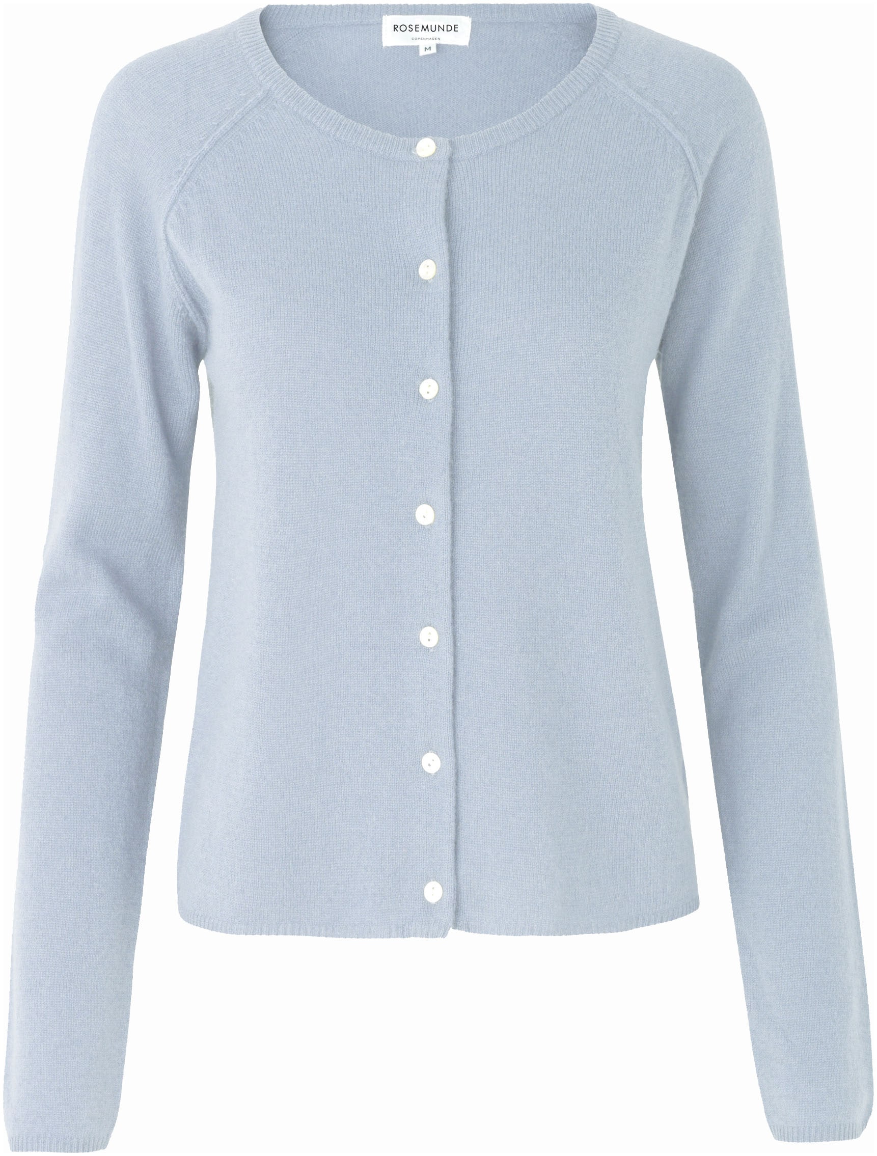 rosemunde 1100000002199 "Laica cardigan mit Wolle und Kaschmir" mit Rundhalsausschnitt, Woll-Kaschmir-Mix