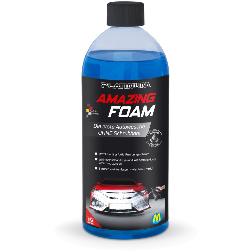 MediaShop Auto-Reinigungsmittel »Platinum Amazing Foam«, (Set)