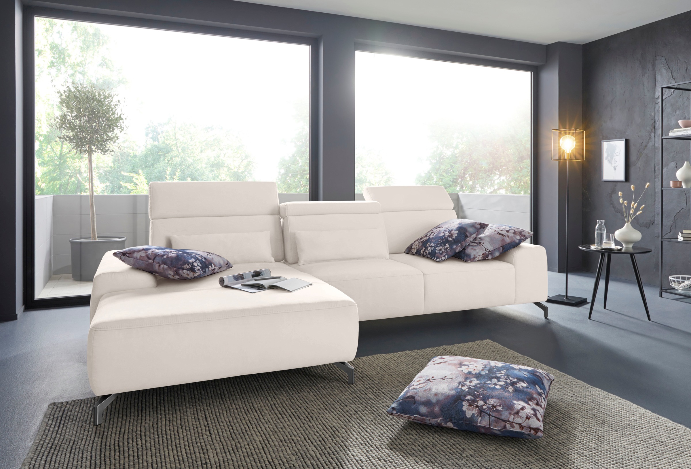 Sit & More Gizeh L-Shape Corner Sofa beige 8