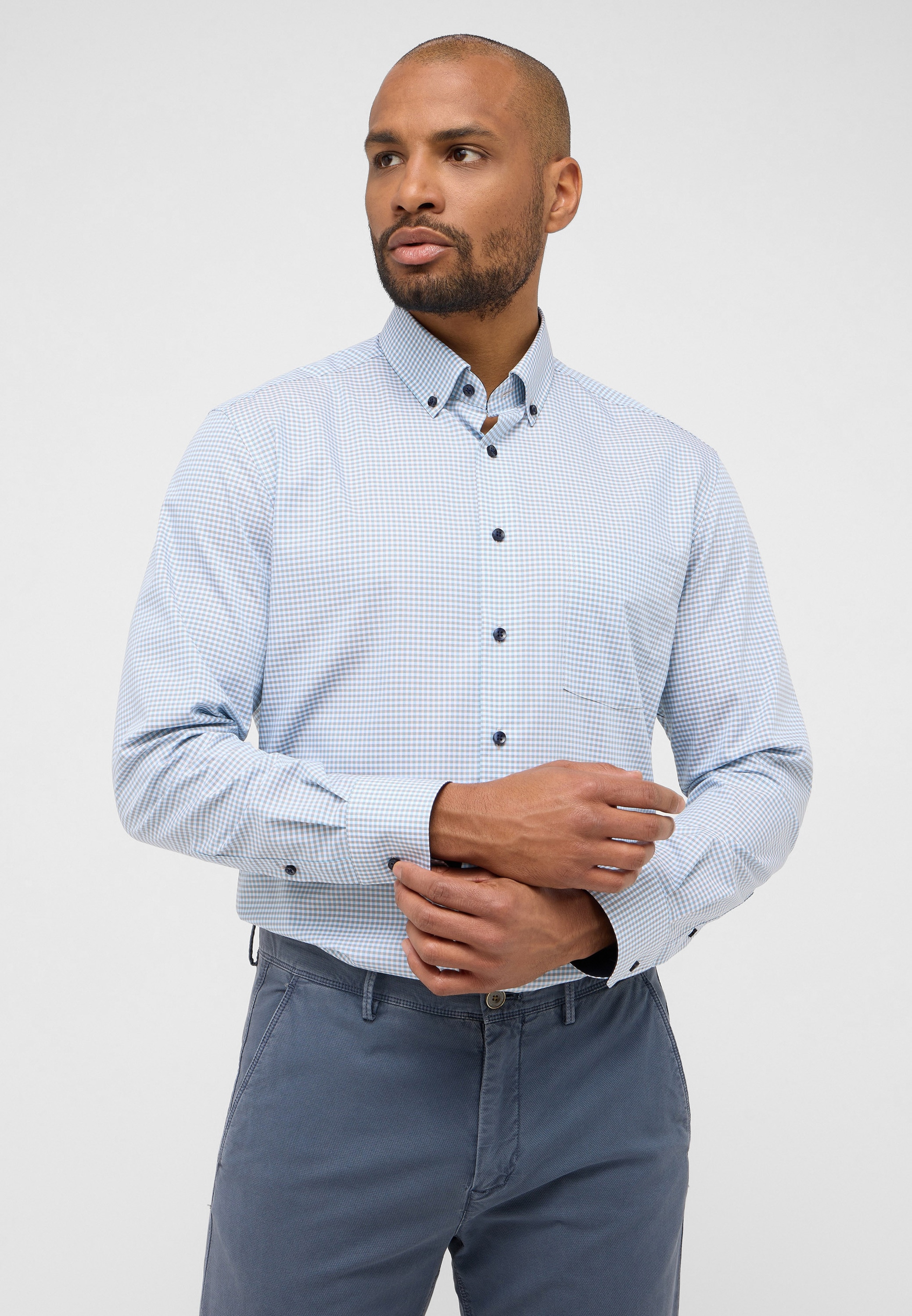 Eterna Langarmhemd "MODERN FIT", NON IRON (bügelfrei) günstig online kaufen