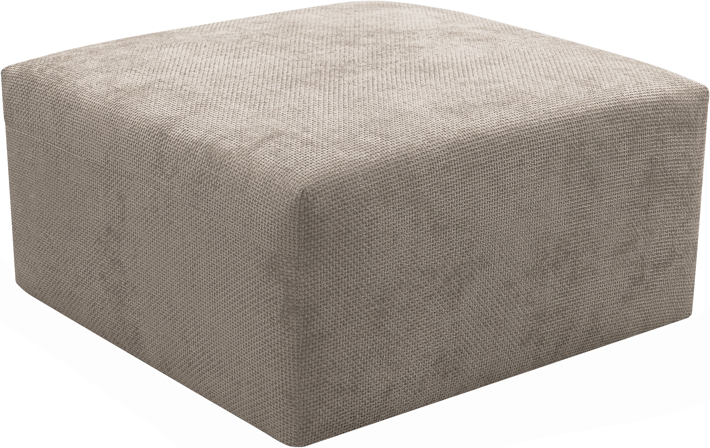 WERK2 Polsterhocker "Zeus-XL Polsterhocker modern und bequem" Curvy Trend Hocker mit urbaner Optik