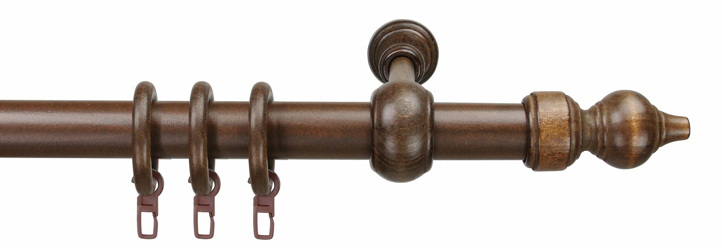 Liedeco Gardinenstange "Thüringen" Ø 28 mm 1 läufig-läufig Fixmaß günstig online kaufen