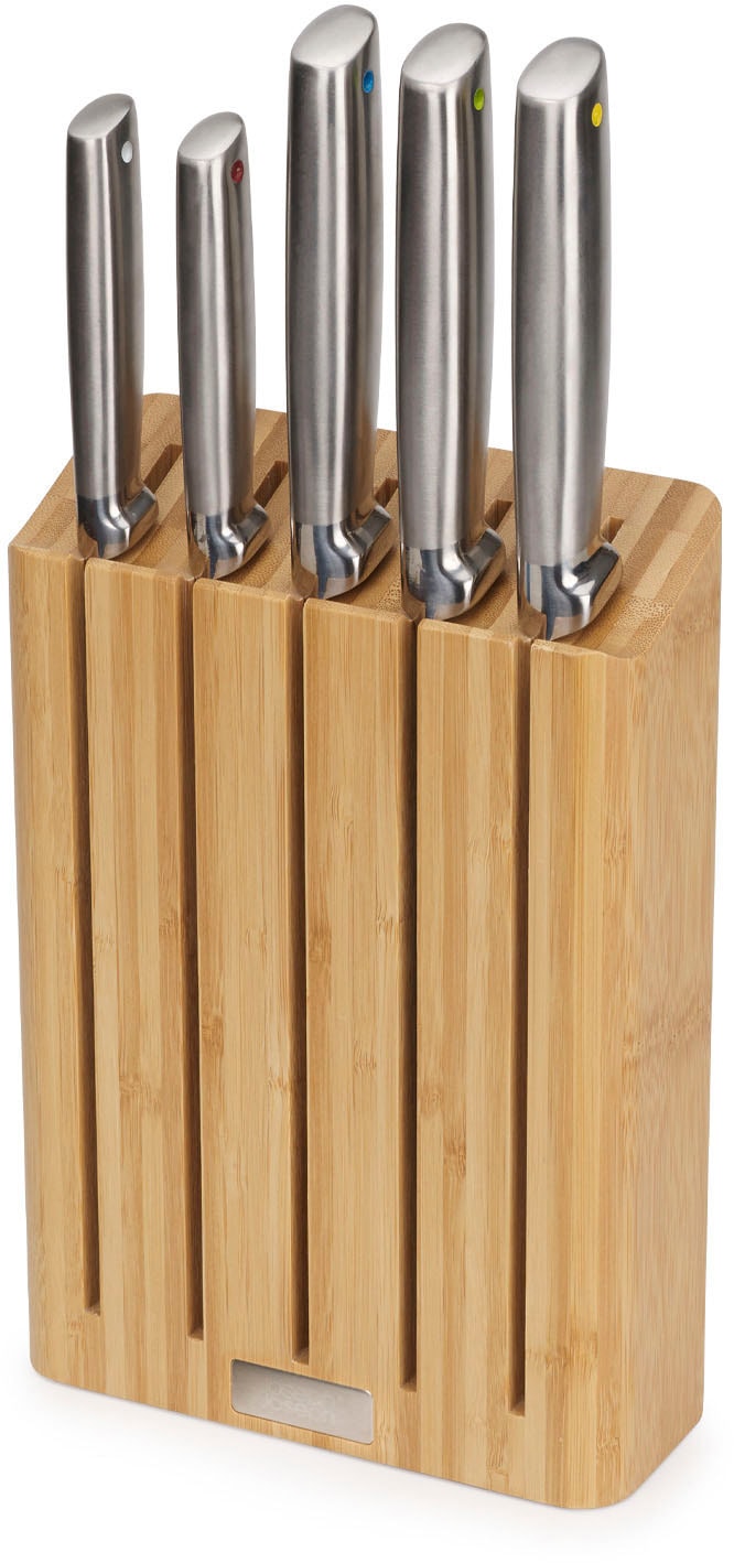 Messer-Set »Elevate Steel Knives Bamboo«, (6 tlg.), rutschfest, Bambus, japanischer...
