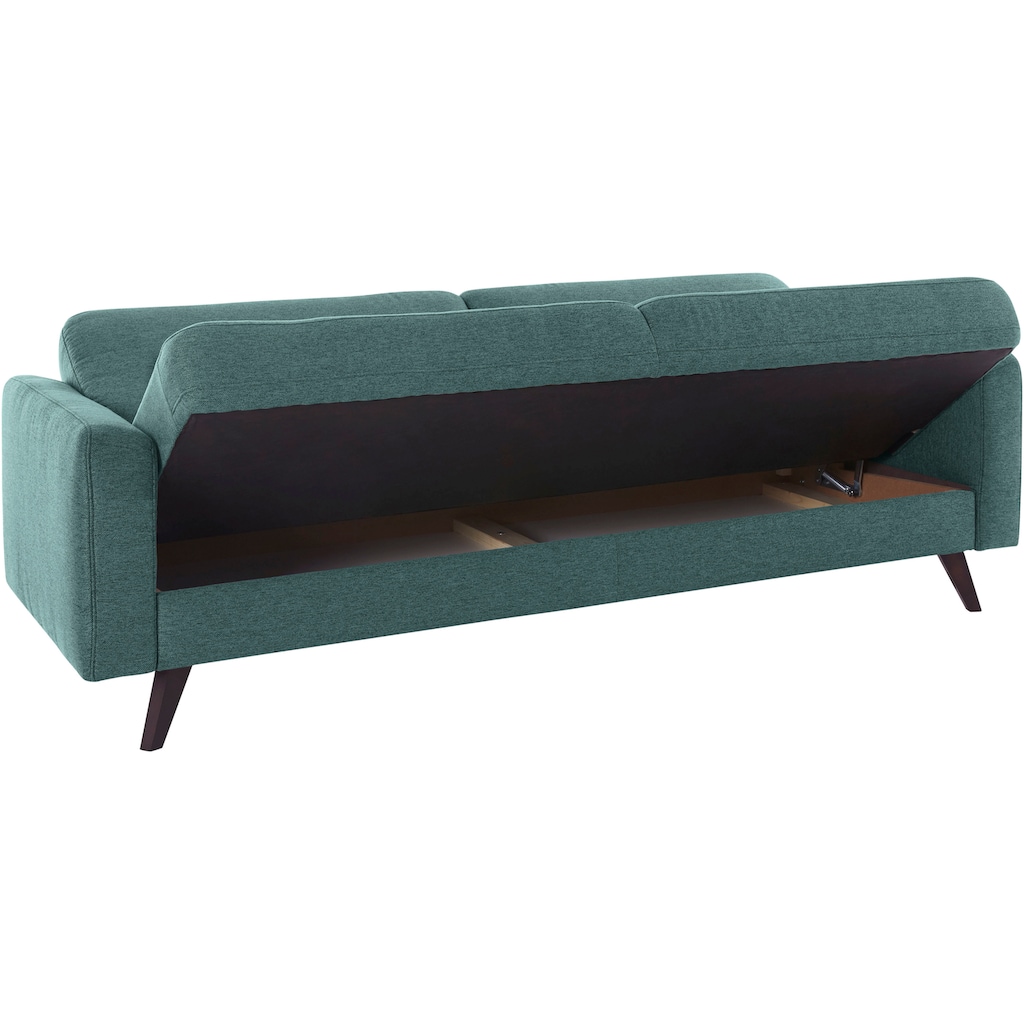 Wohnen Sofas & Couches exxpo - sofa fashion 3-Sitzer, Inklusive Bettfunktion und Bettkasten 