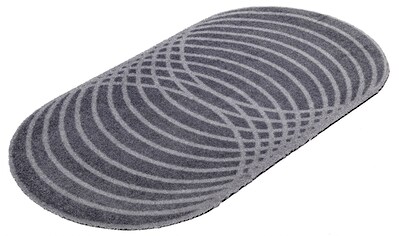 wash+dry by Kleen-Tex Fußmatte »Calm Loop«, rund, 9 mm Höhe, Schmutzfangmatte,... kaufen
