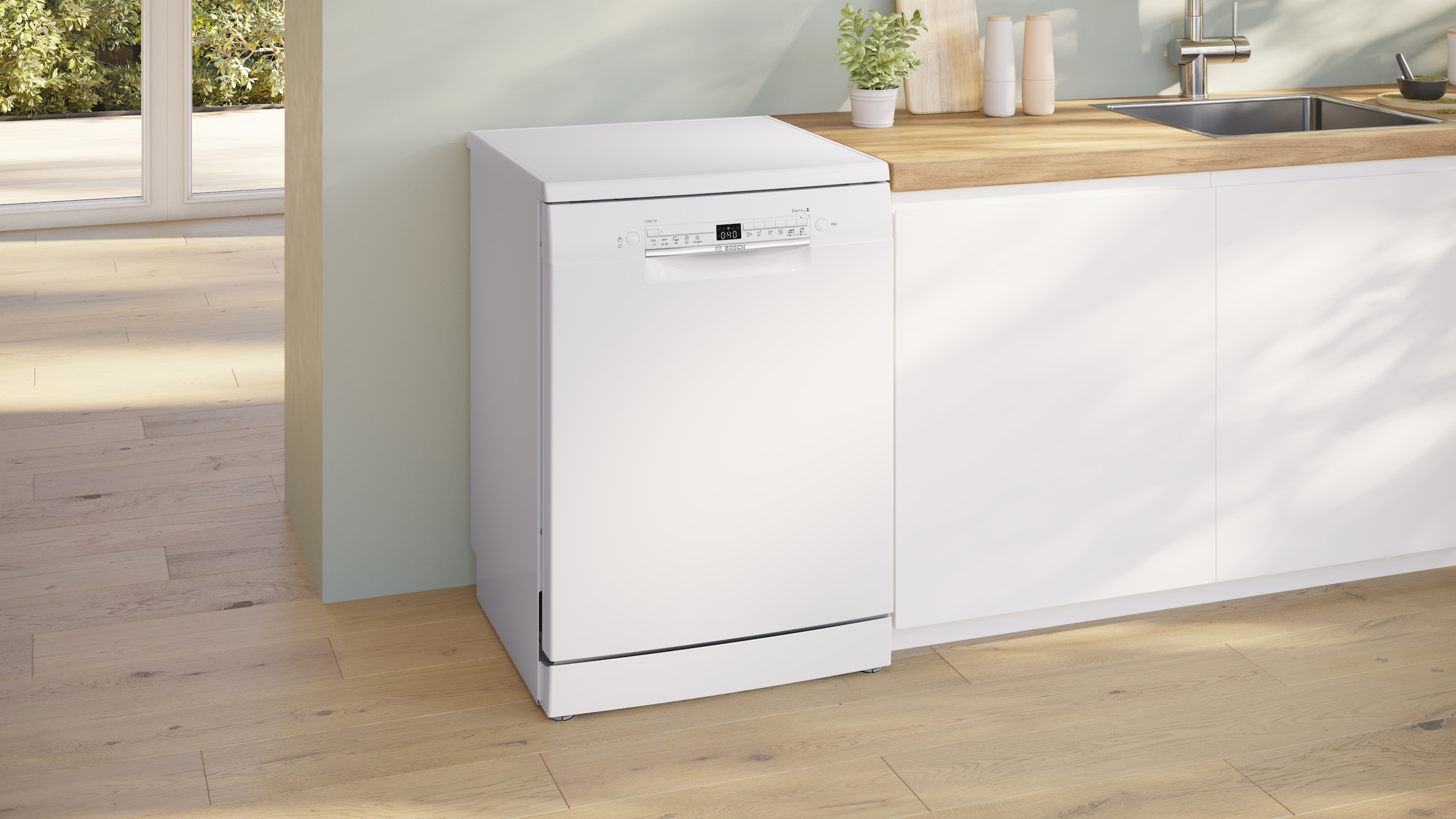 BOSCH Standgeschirrspüler Serie 2 »SMS2ITW09E«, 13 Maßgedecke
