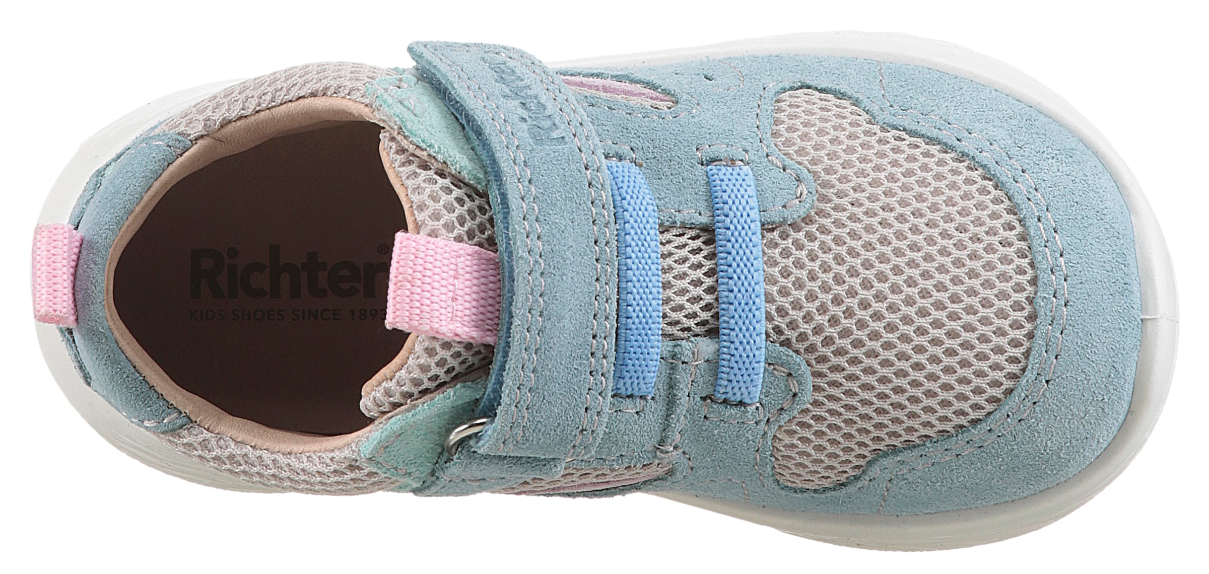 Richter Sneaker »Timmy WMS: Mittel«, Klettschuh mit praktischem Gummizug, Größenschablone zum Download